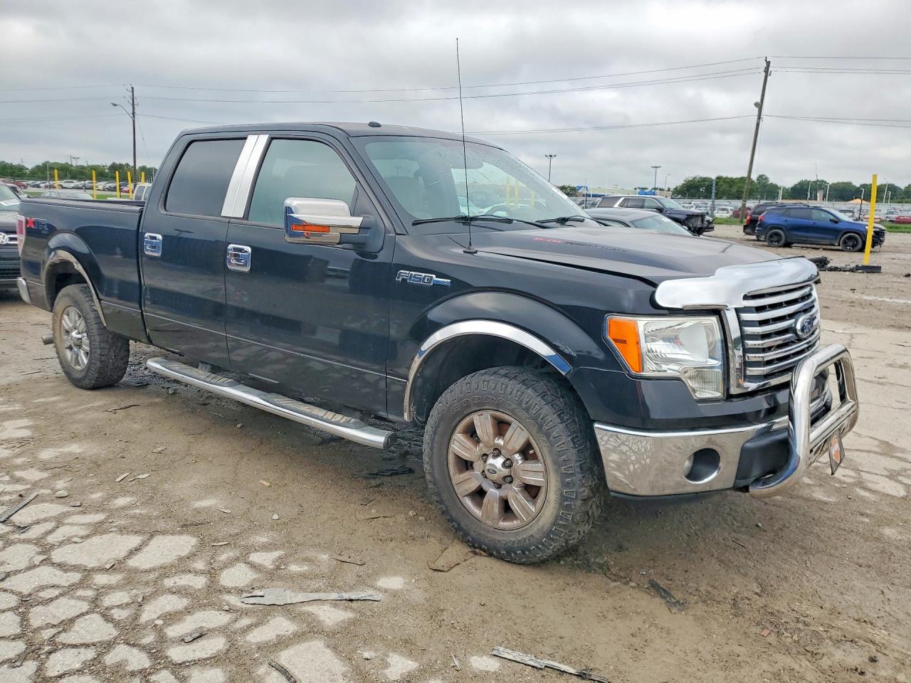 2011 Ford F150 Supercrew Black vin: 1FTFW1EF4BFC41247