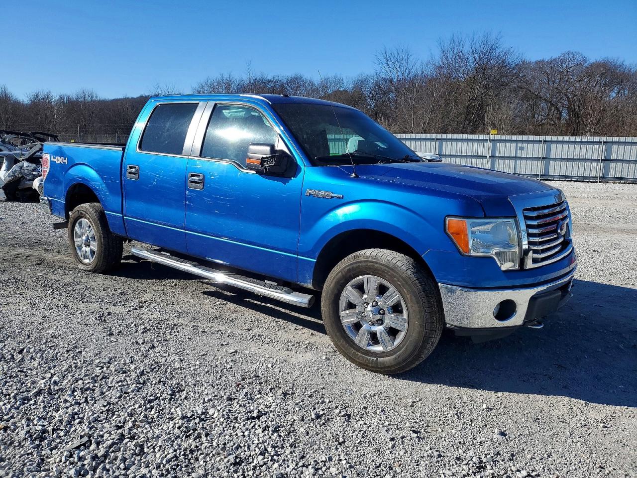 2011 Ford F150 Supercrew Blue vin: 1FTFW1EF4BFD21700
