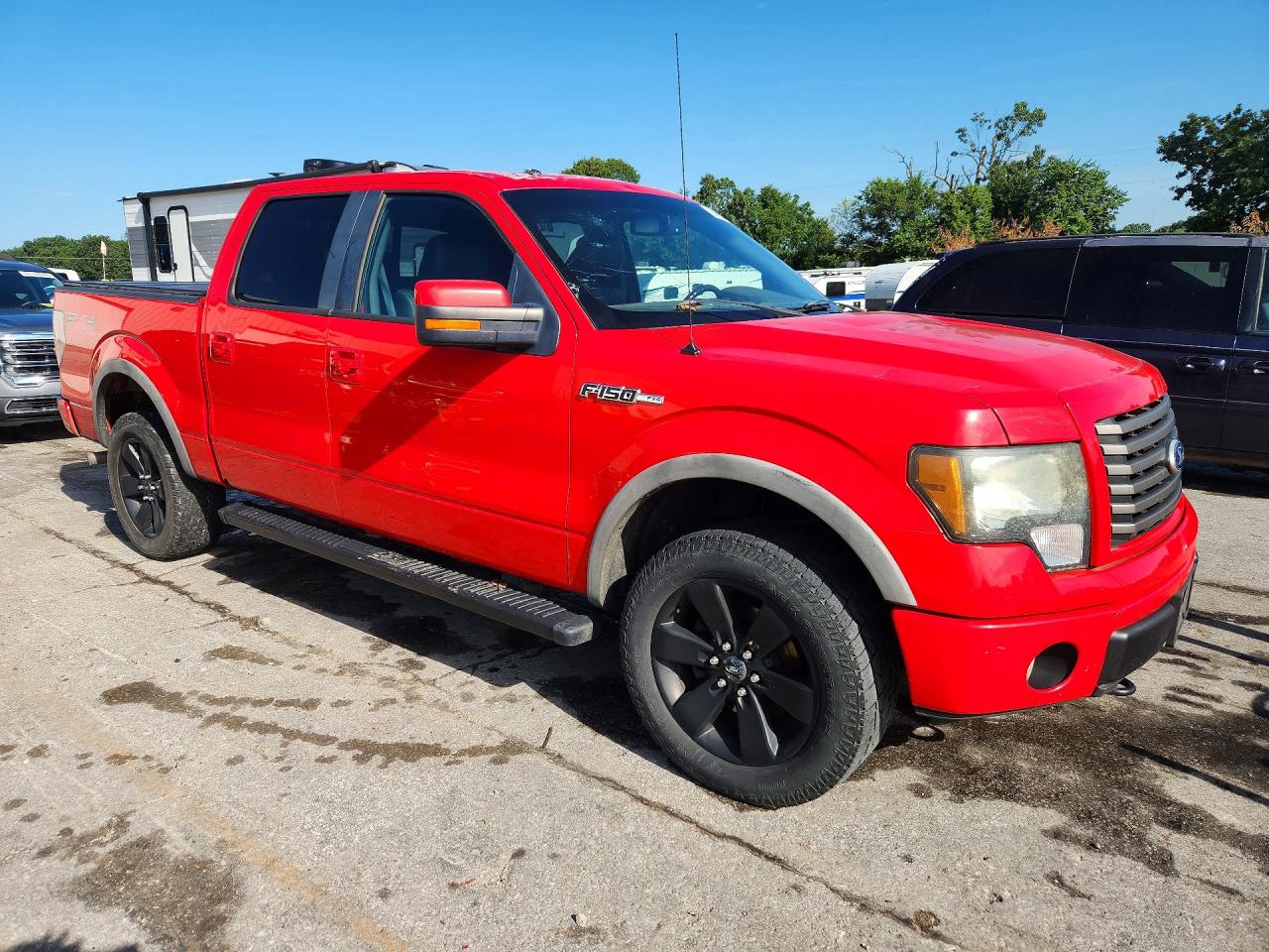 2011 Ford F150 Supercrew Red vin: 1FTFW1EF4BKD01101