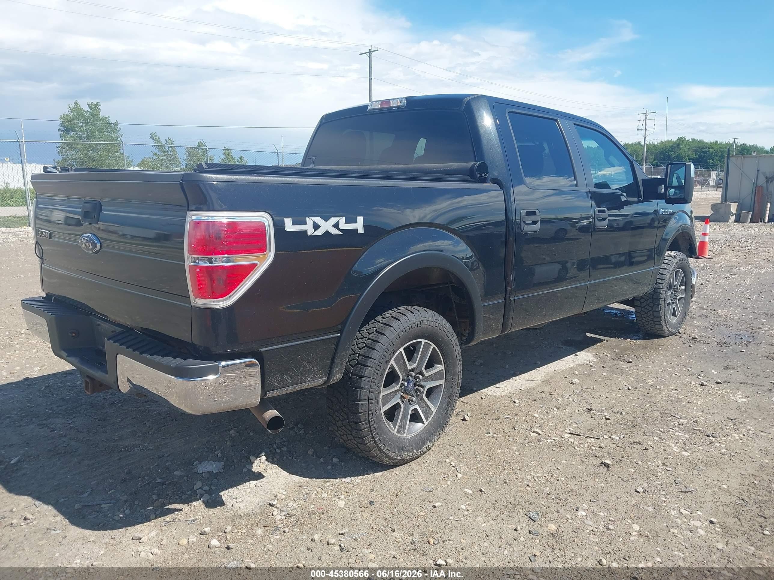 2011 Ford F-150 Xlt Black vin: 1FTFW1EF4BKD02894