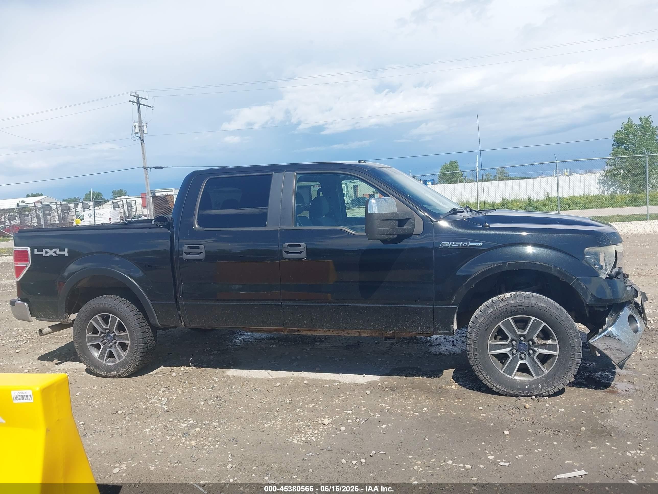 2011 Ford F-150 Xlt Black vin: 1FTFW1EF4BKD02894