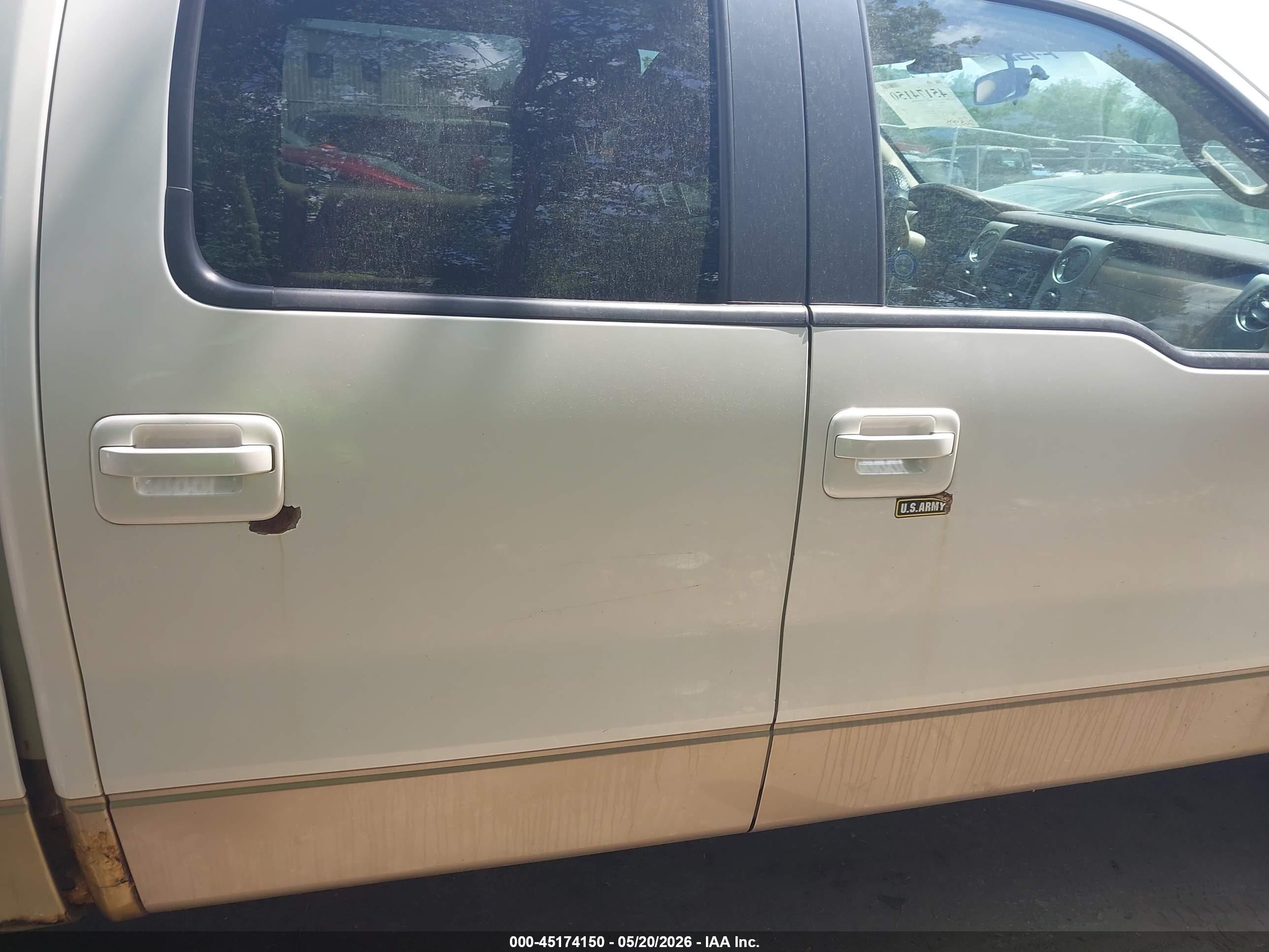 2011 Ford F-150 King Ranch White vin: 1FTFW1EF4BKD05200