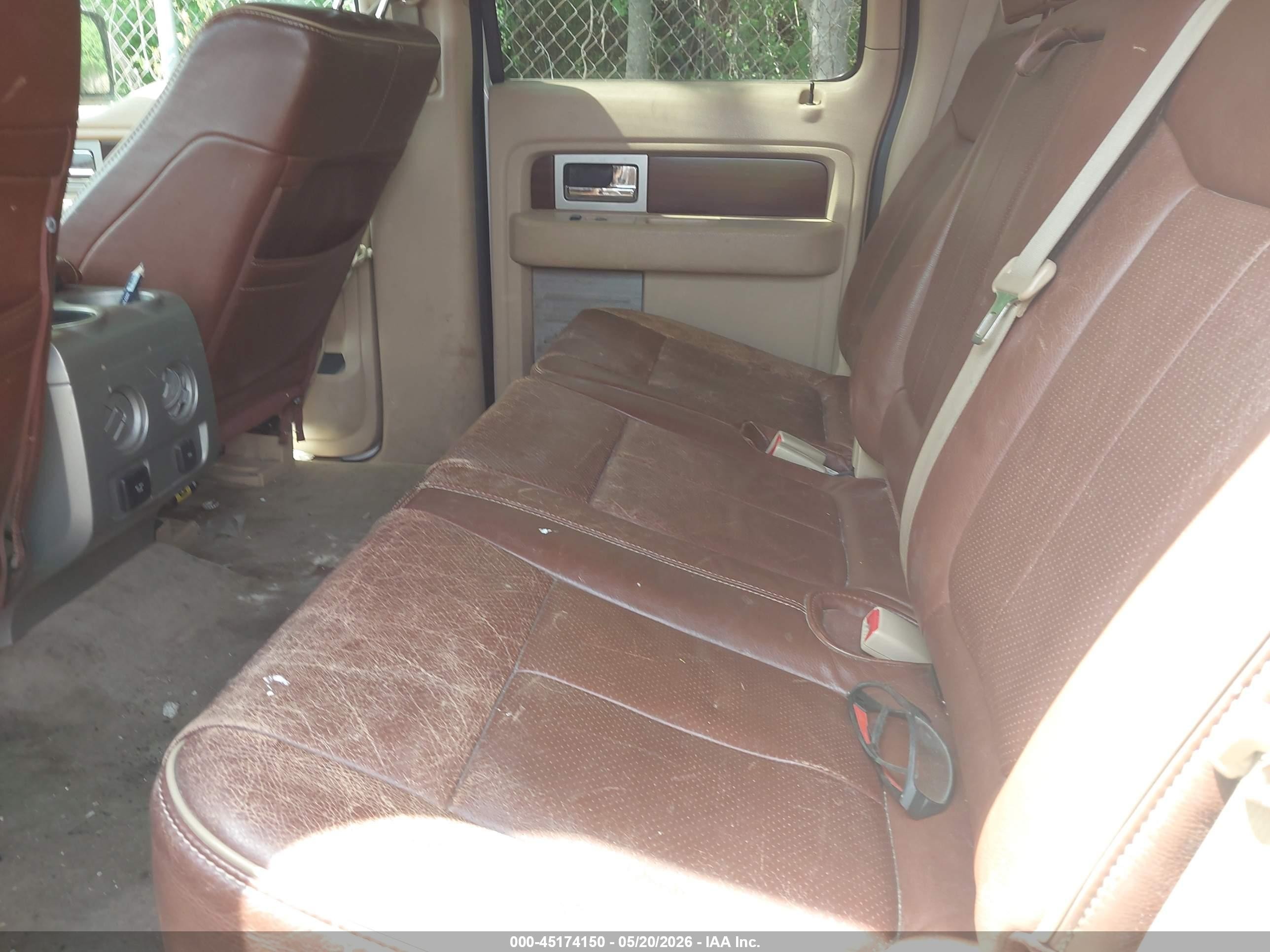 2011 Ford F-150 King Ranch White vin: 1FTFW1EF4BKD05200