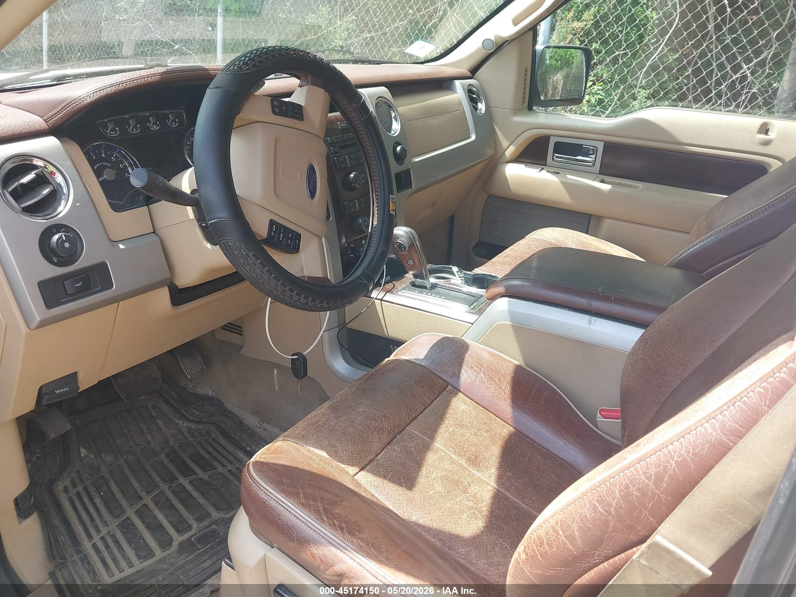2011 Ford F-150 King Ranch White vin: 1FTFW1EF4BKD05200