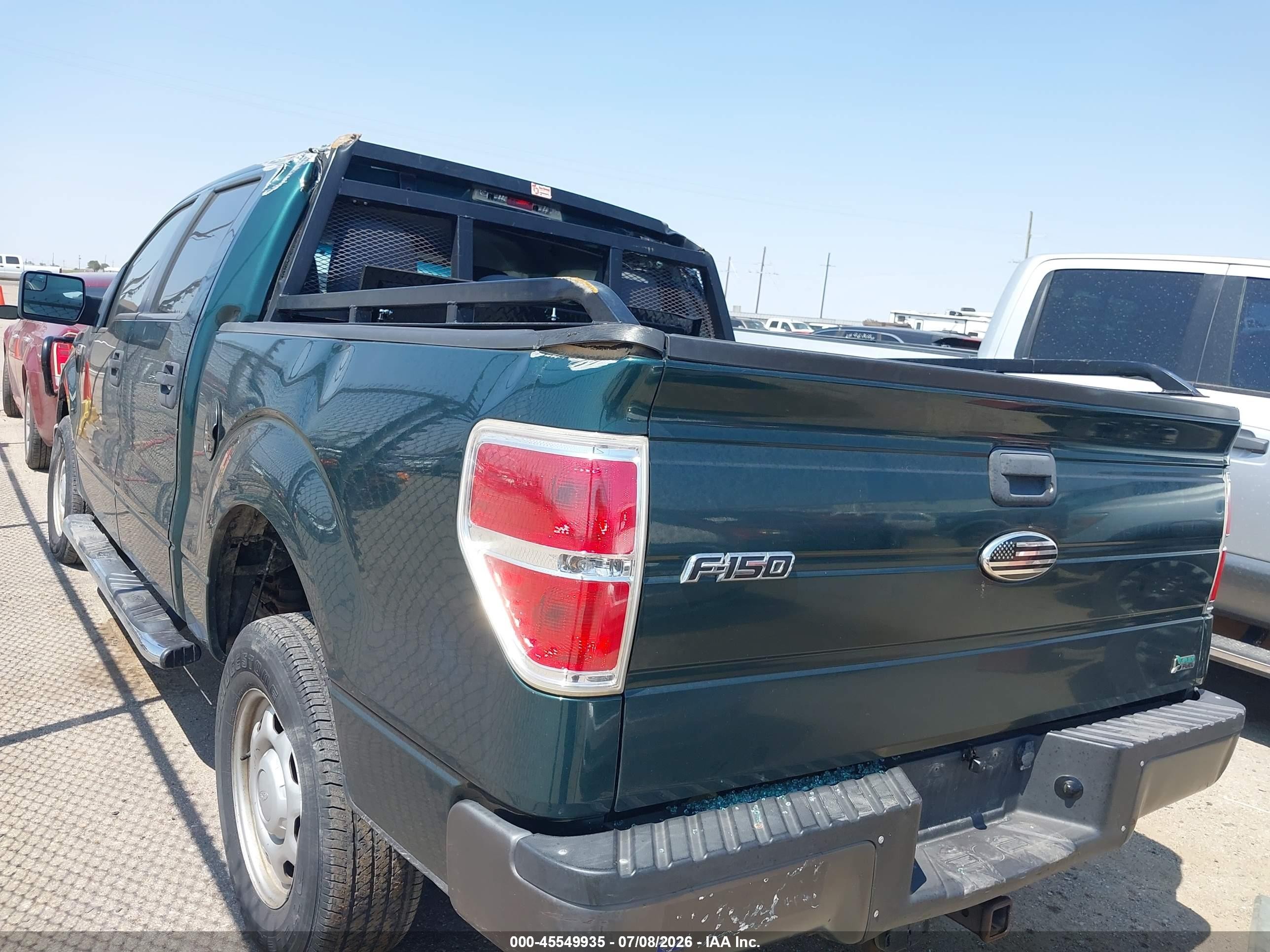 2011 Ford F-150 Fx4/king Ranch/lariat/platinum/xl/xlt Green vin: 1FTFW1EF4BKD45423