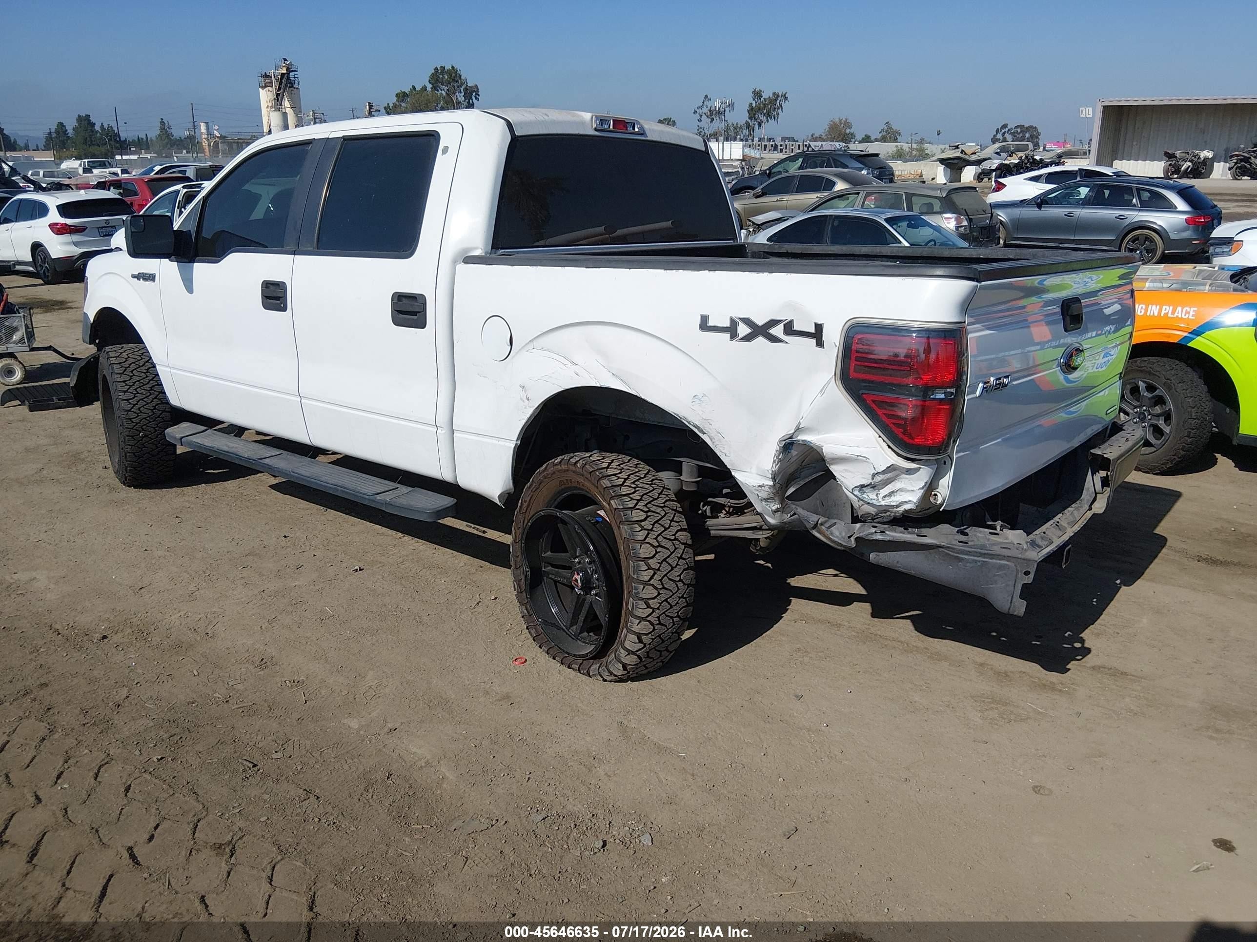 2011 Ford F-150 Xl White vin: 1FTFW1EF4BKD92757