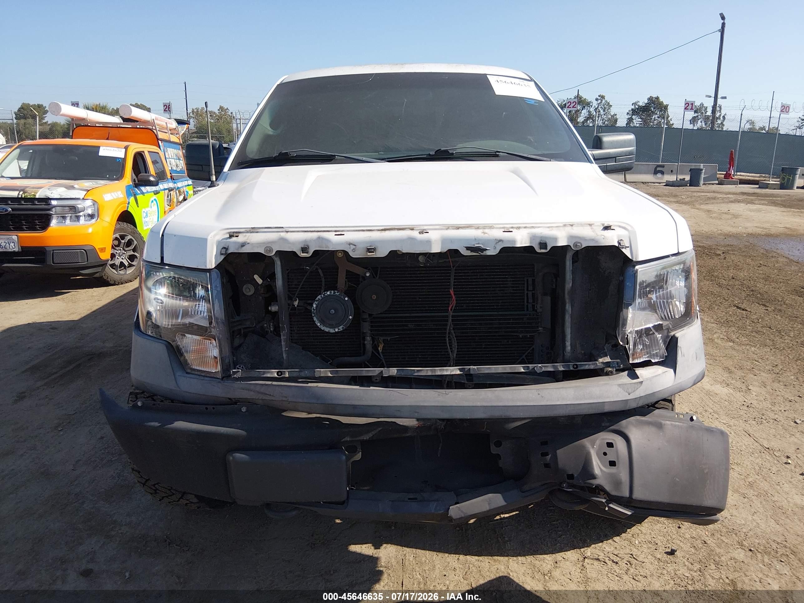 2011 Ford F-150 Xl White vin: 1FTFW1EF4BKD92757