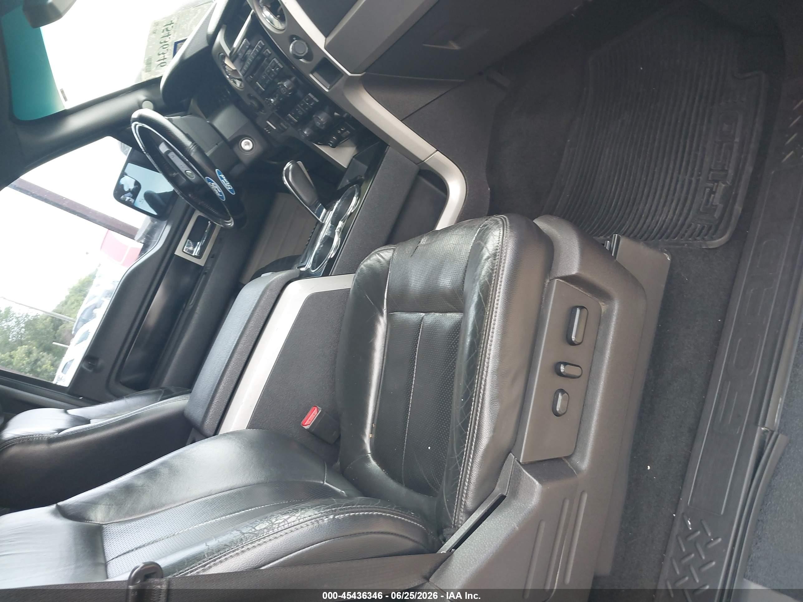 2012 Ford F-150 Fx4/king Ranch/lariat/platinum/xl/xlt Black vin: 1FTFW1EF4CFA23620