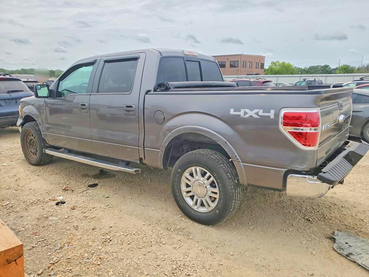 2012 Ford F150 Supercrew Gray vin: 1FTFW1EF4CFA29496