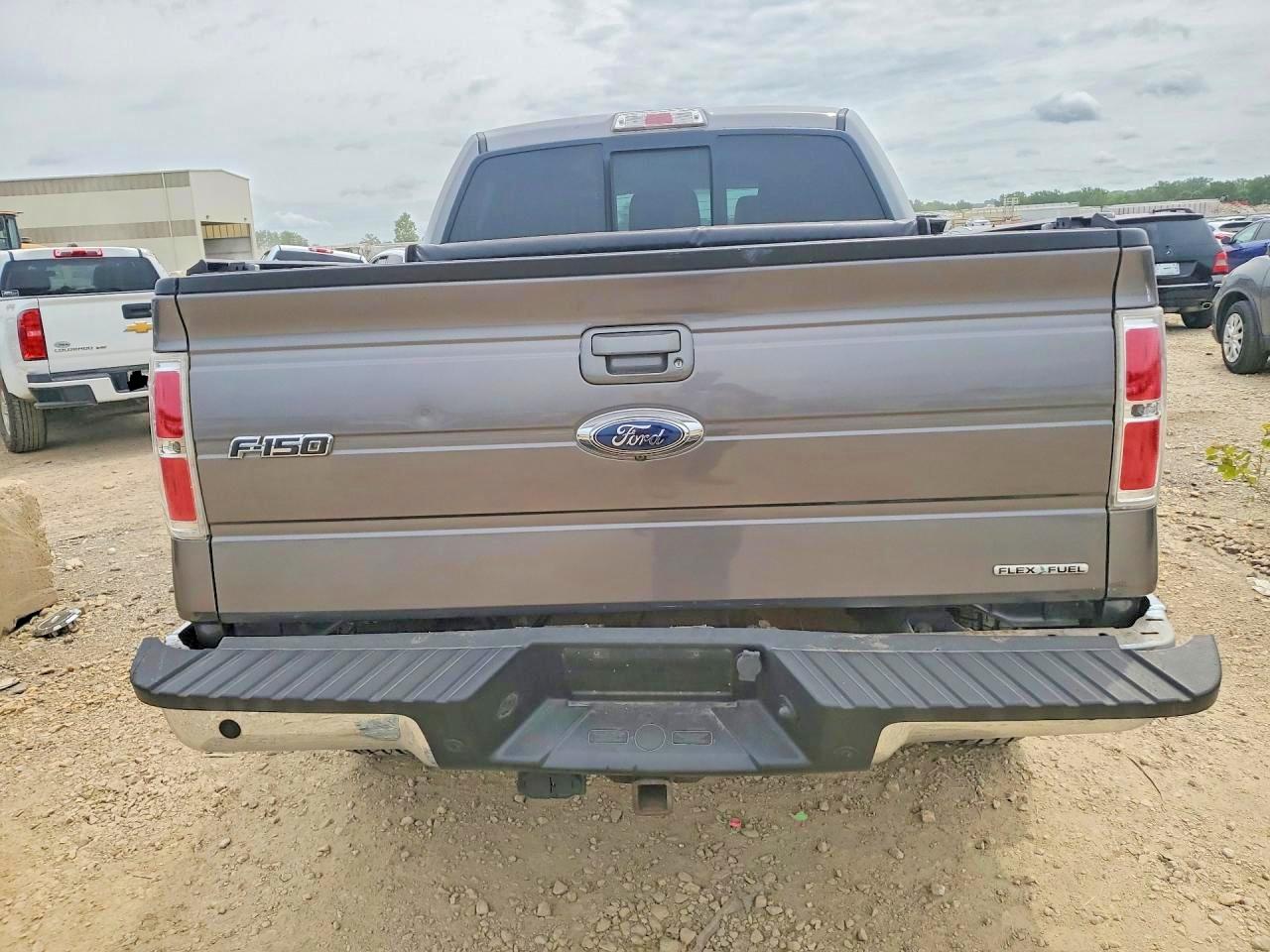 2012 Ford F150 Supercrew Gray vin: 1FTFW1EF4CFA29496