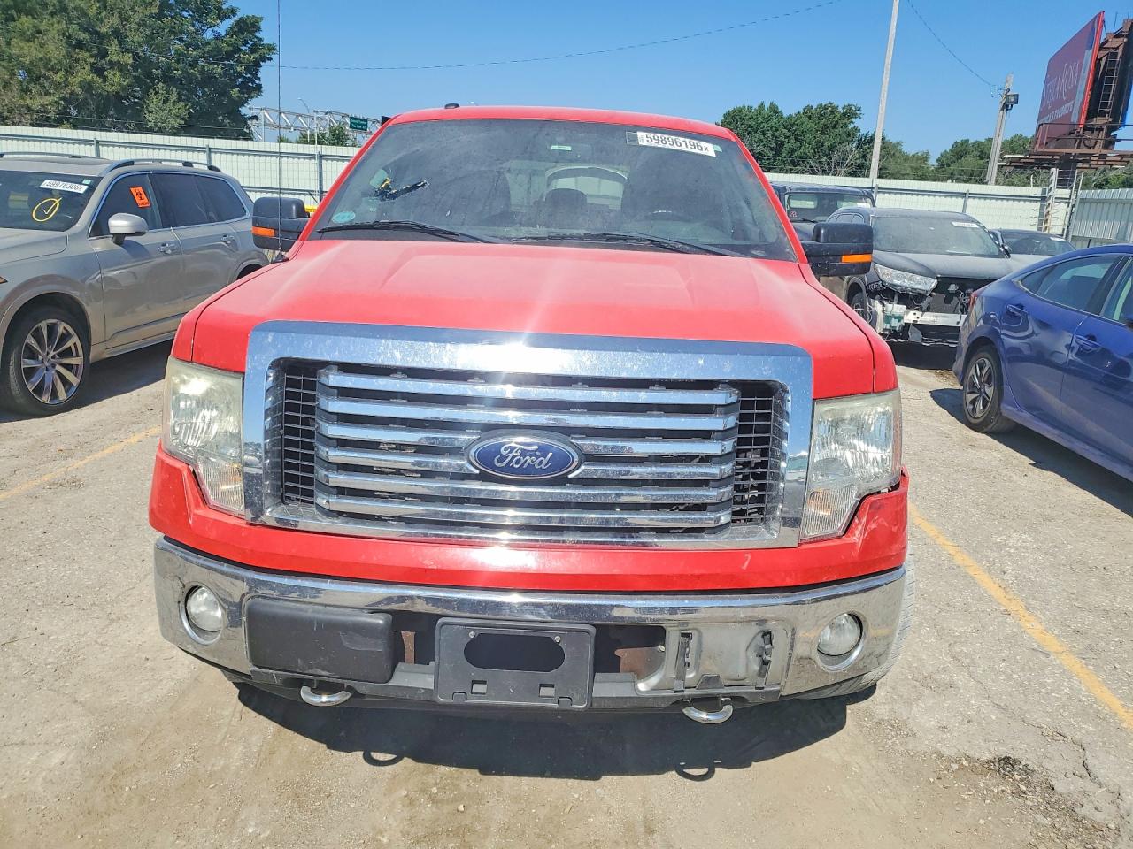 2012 Ford F150 Supercrew Red vin: 1FTFW1EF4CFC02689