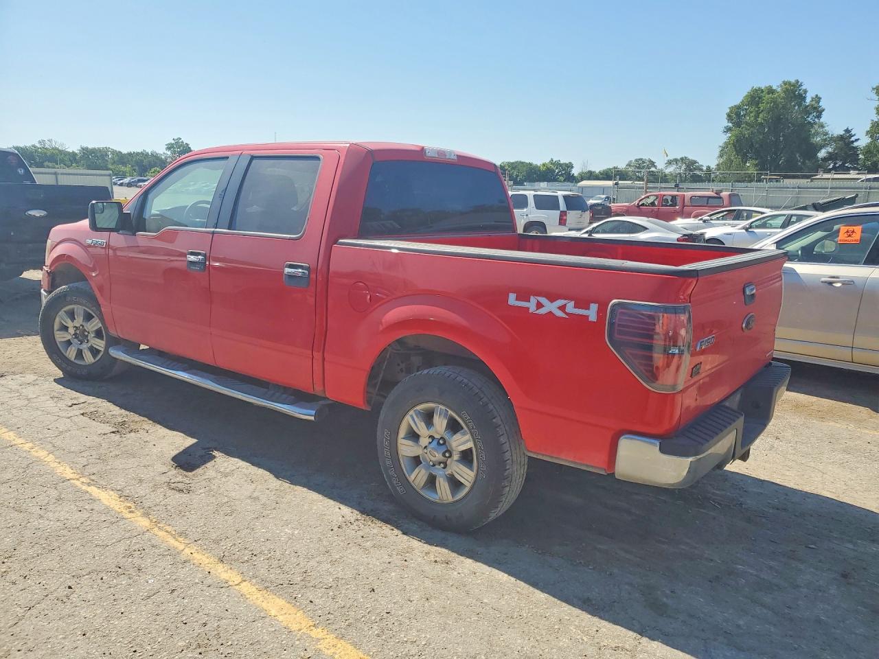 2012 Ford F150 Supercrew Red vin: 1FTFW1EF4CFC02689
