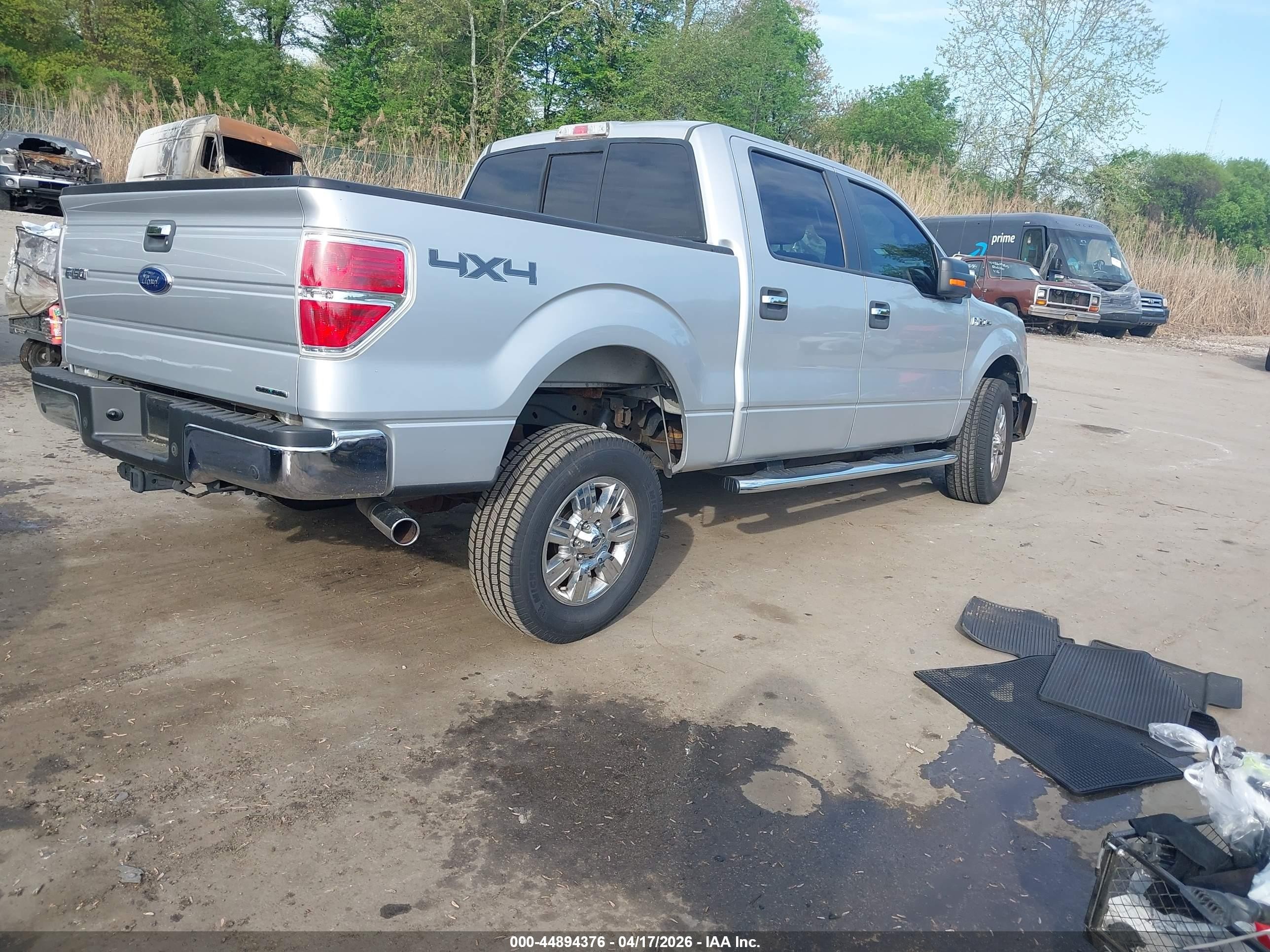 2012 Ford F-150 Xlt Серебряный vin: 1FTFW1EF4CFC15376