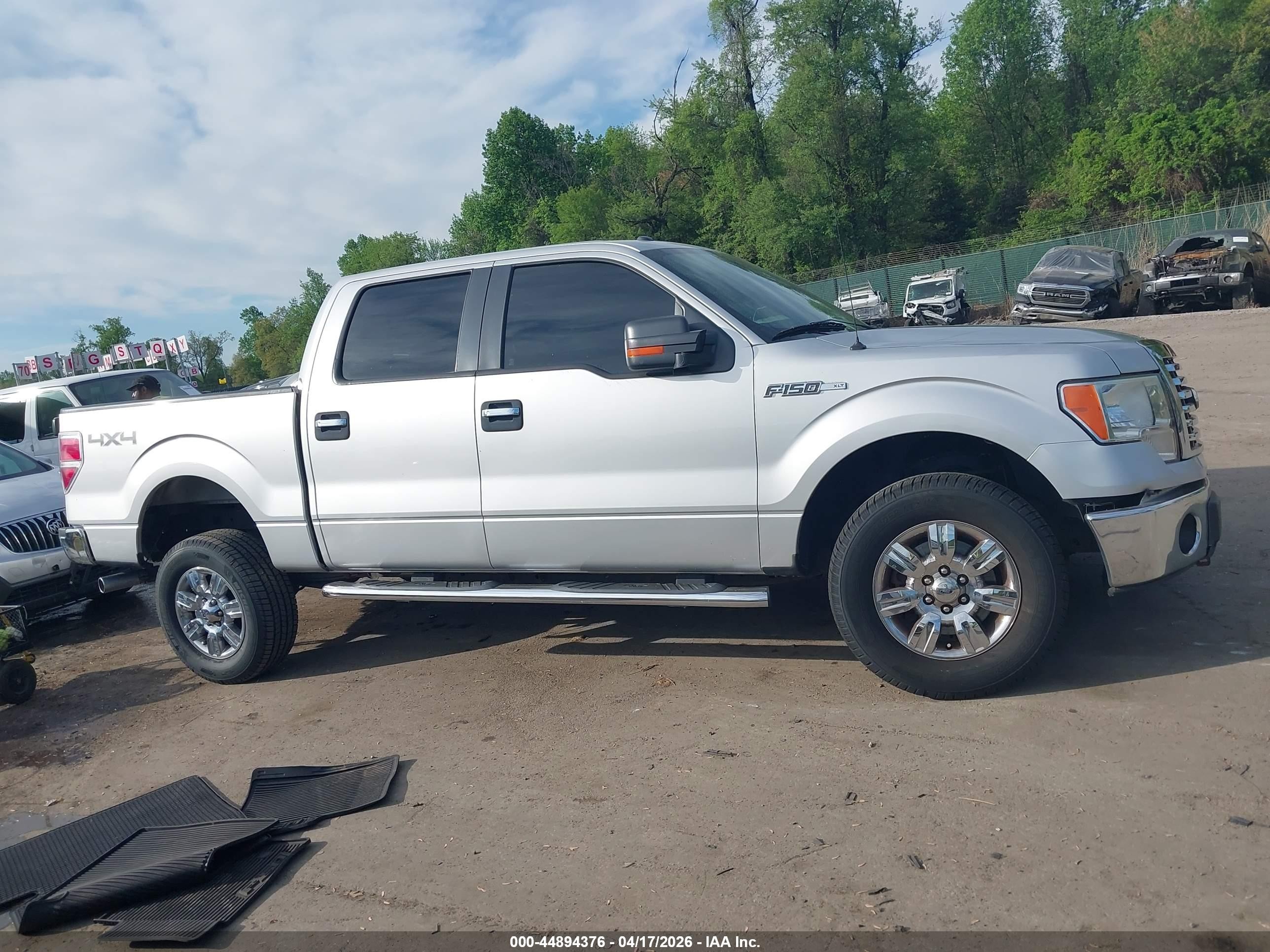 2012 Ford F-150 Xlt Серебряный vin: 1FTFW1EF4CFC15376