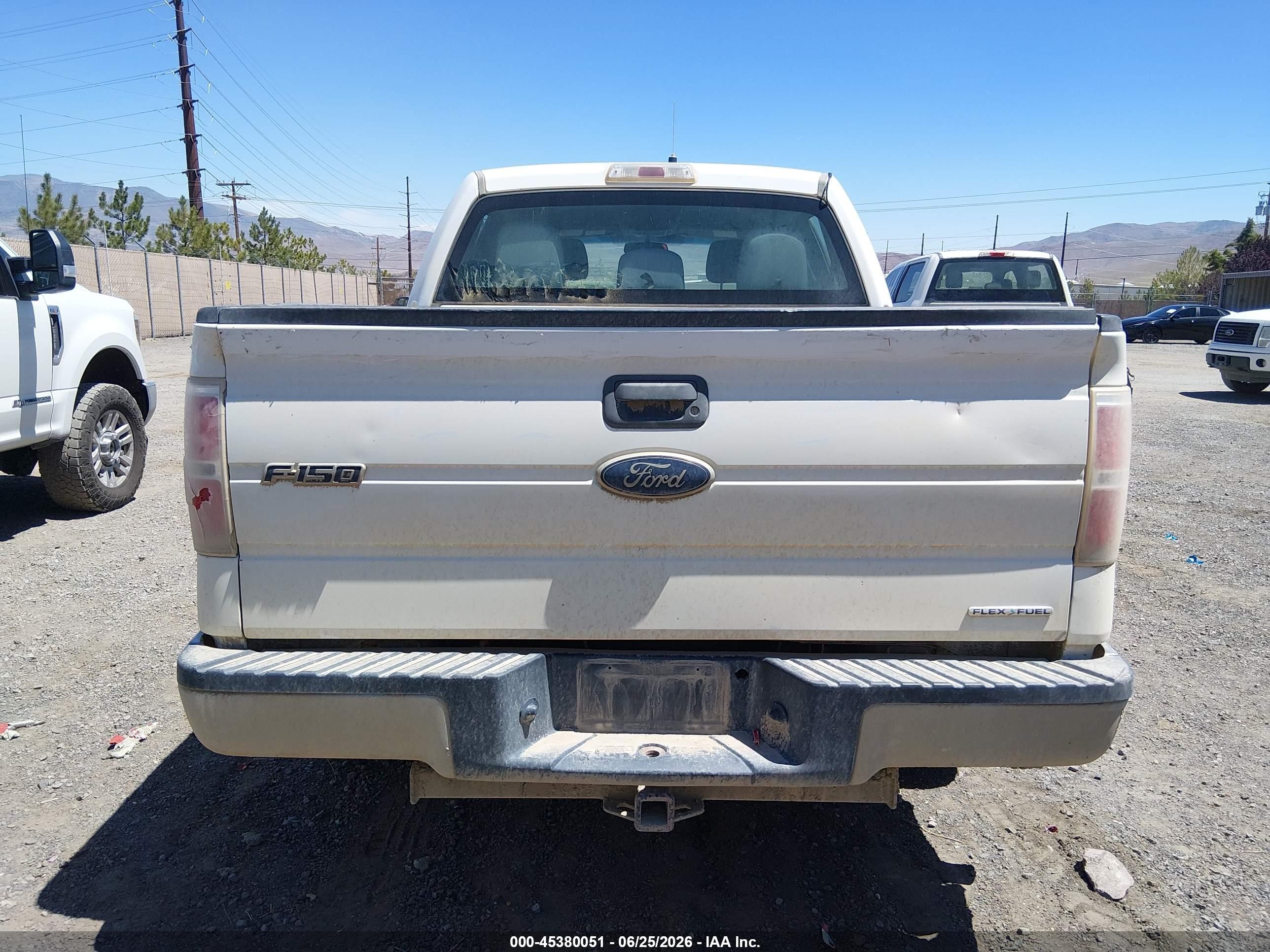 2012 Ford F-150 Xl White vin: 1FTFW1EF4CFC23039