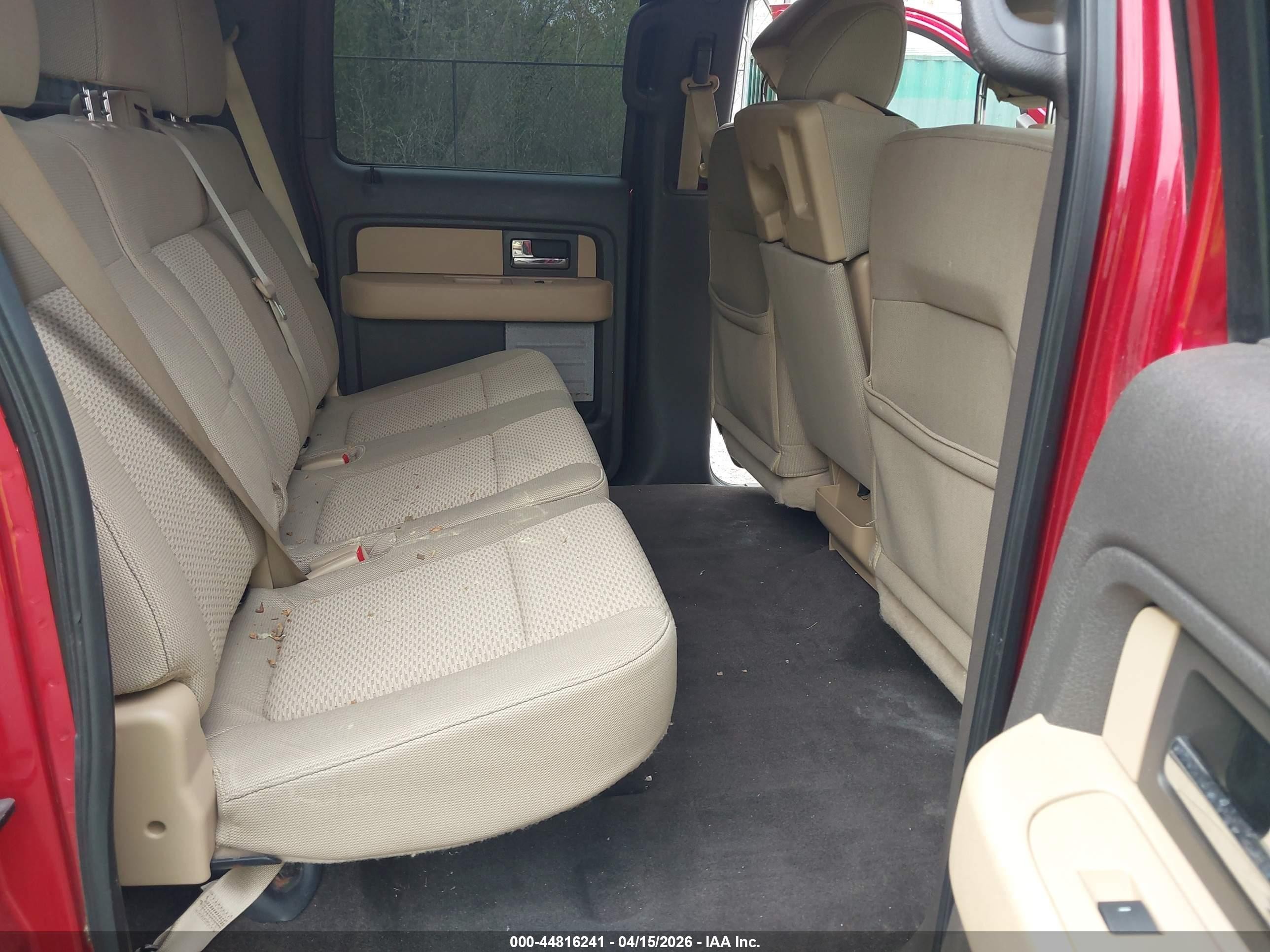 2012 Ford F-150 Xlt Red vin: 1FTFW1EF4CFC90370