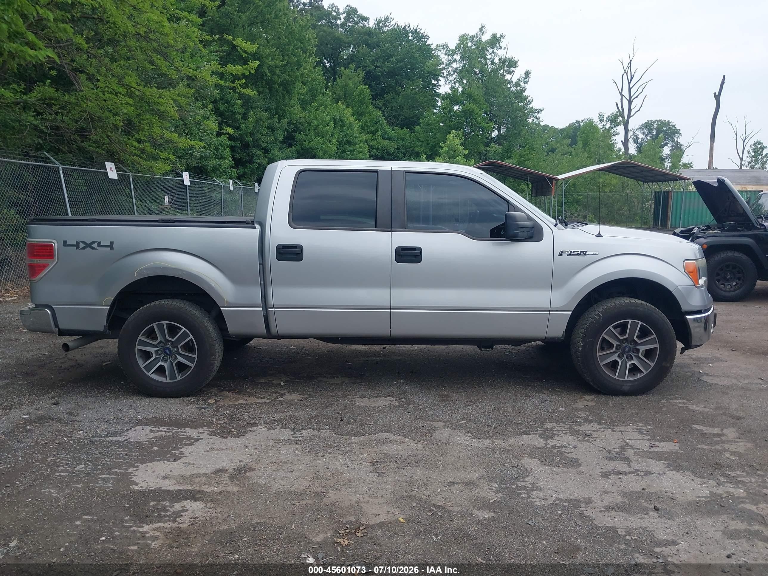 2012 Ford F-150 Xlt Silver vin: 1FTFW1EF4CKD11192