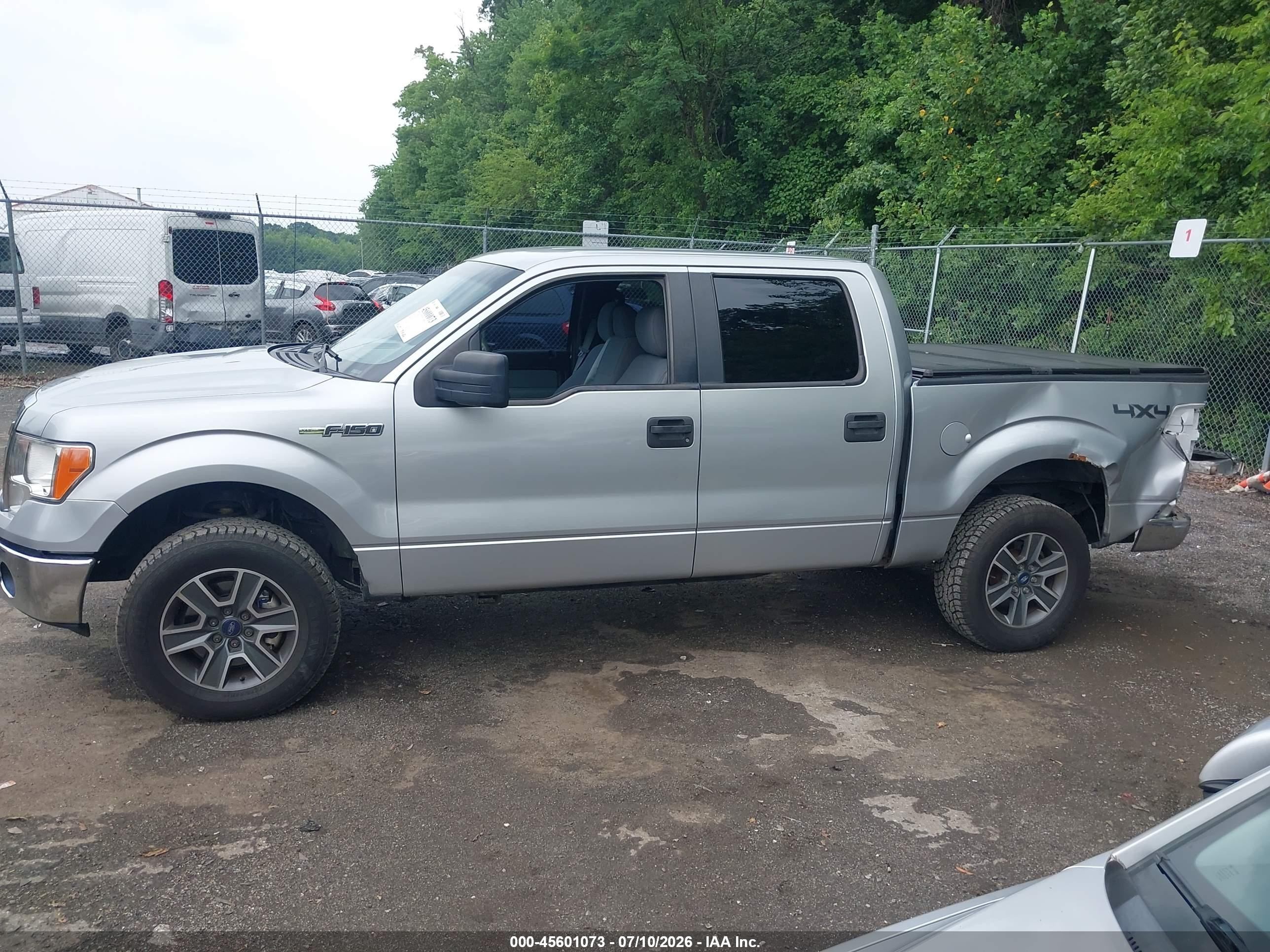 2012 Ford F-150 Xlt Silver vin: 1FTFW1EF4CKD11192
