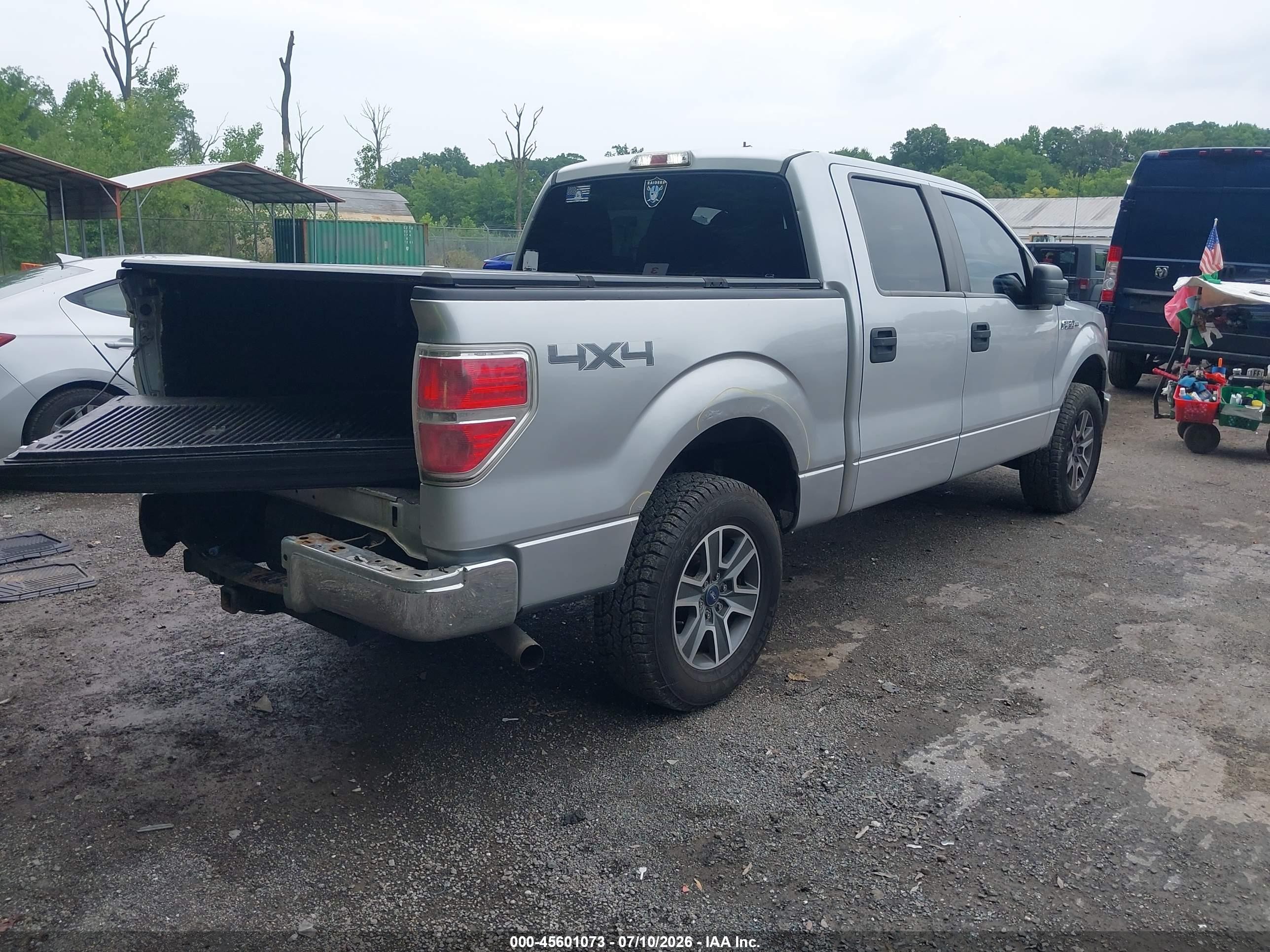 2012 Ford F-150 Xlt Silver vin: 1FTFW1EF4CKD11192