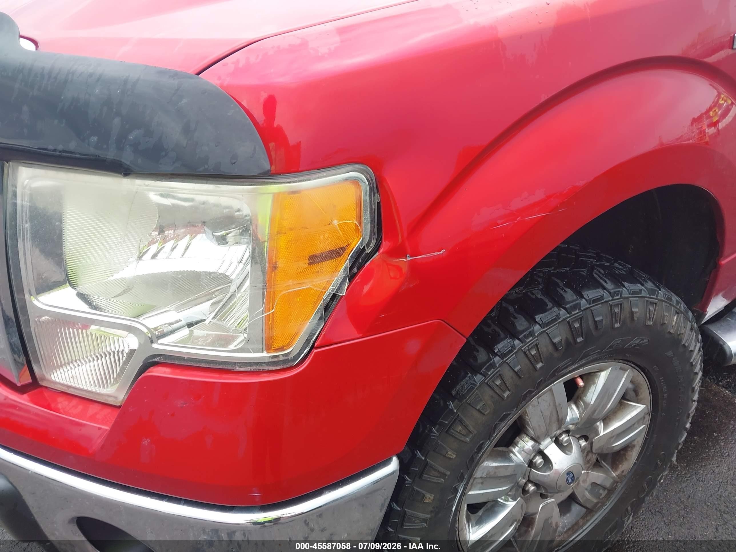 2012 Ford F-150 Fx4/king Ranch/lariat/platinum/xl/xlt Red vin: 1FTFW1EF4CKE34541
