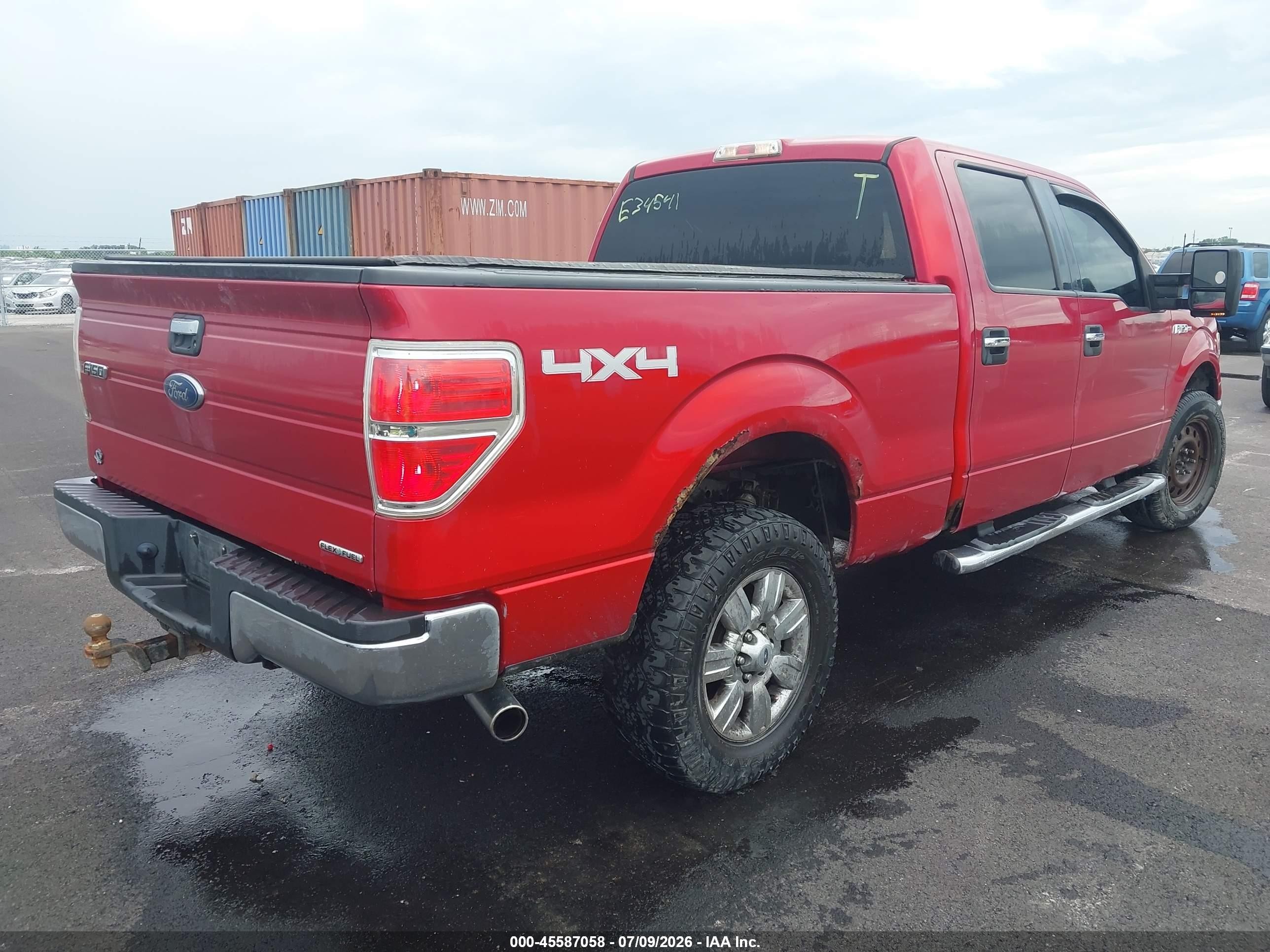 2012 Ford F-150 Fx4/king Ranch/lariat/platinum/xl/xlt Red vin: 1FTFW1EF4CKE34541