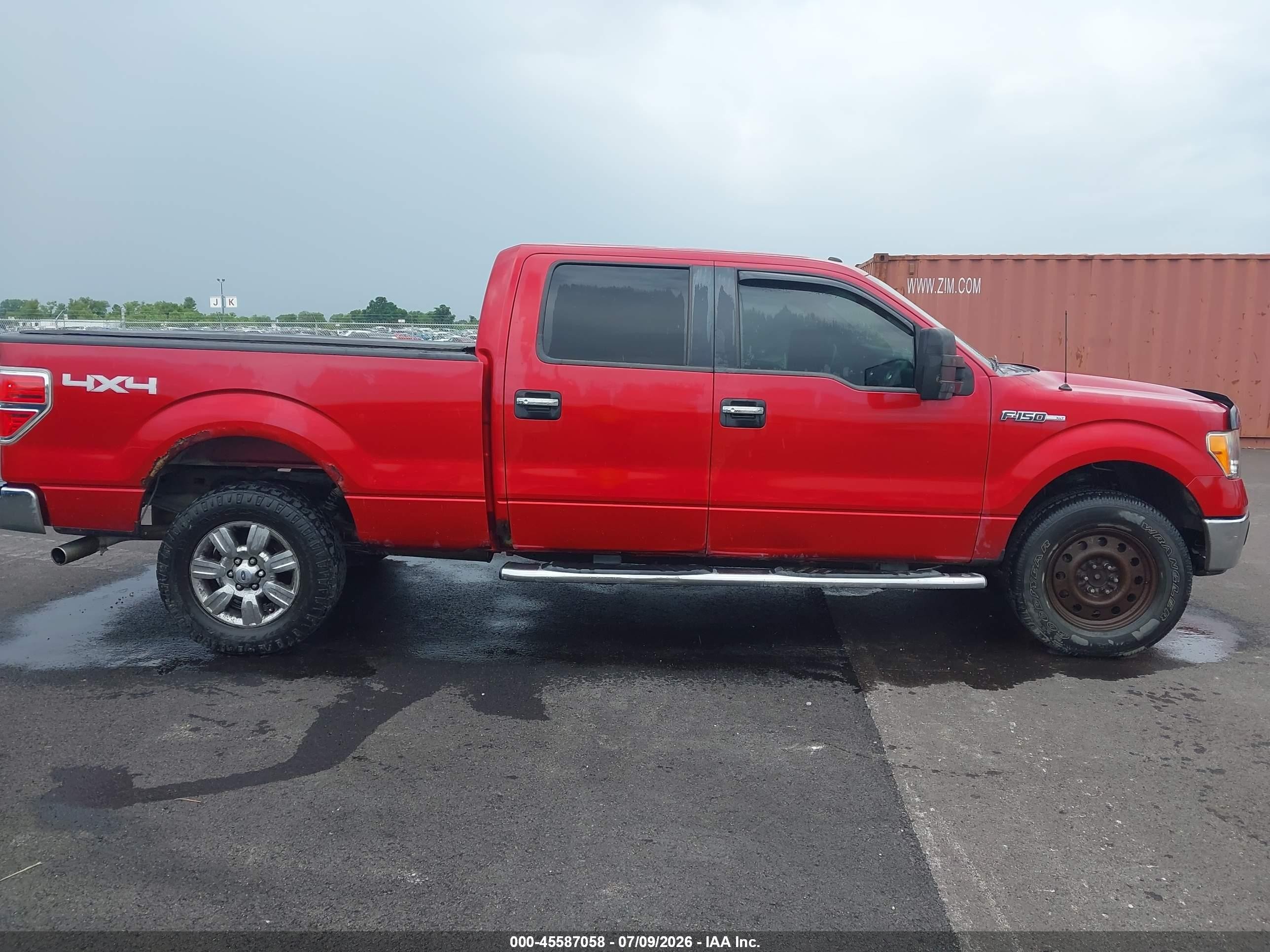 2012 Ford F-150 Fx4/king Ranch/lariat/platinum/xl/xlt Red vin: 1FTFW1EF4CKE34541
