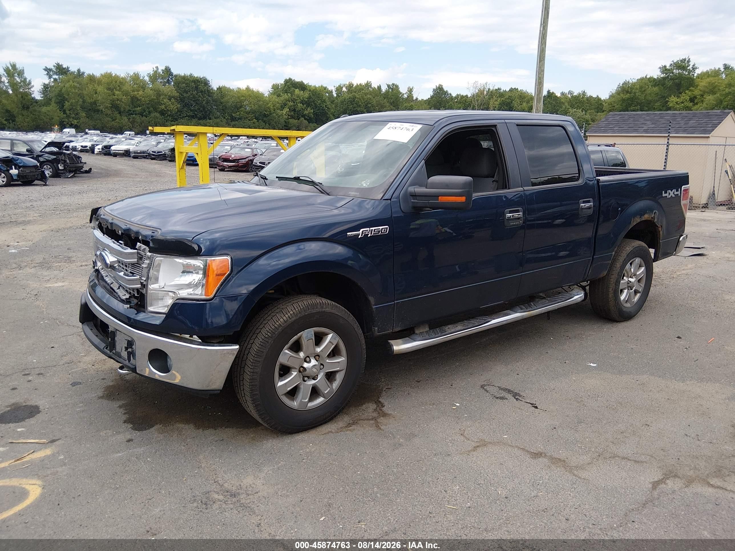 2013 Ford F-150 Xlt Dark Blue vin: 1FTFW1EF4DFA78439