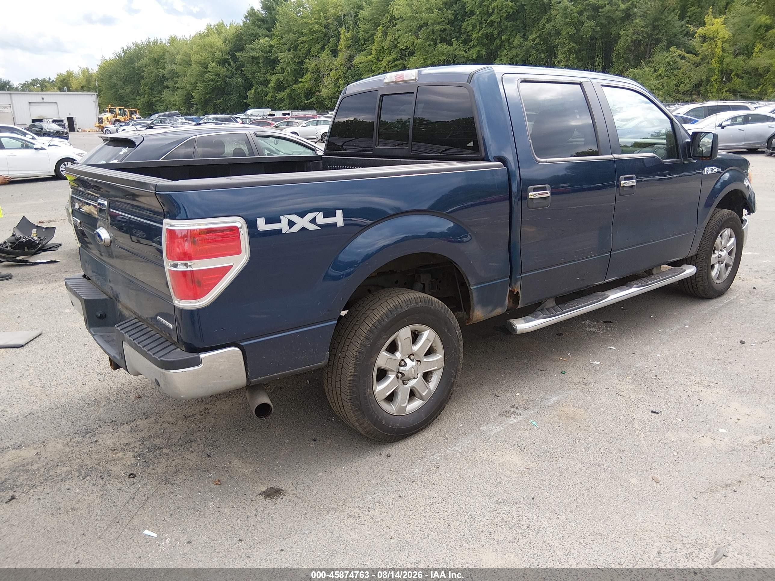 2013 Ford F-150 Xlt Dark Blue vin: 1FTFW1EF4DFA78439