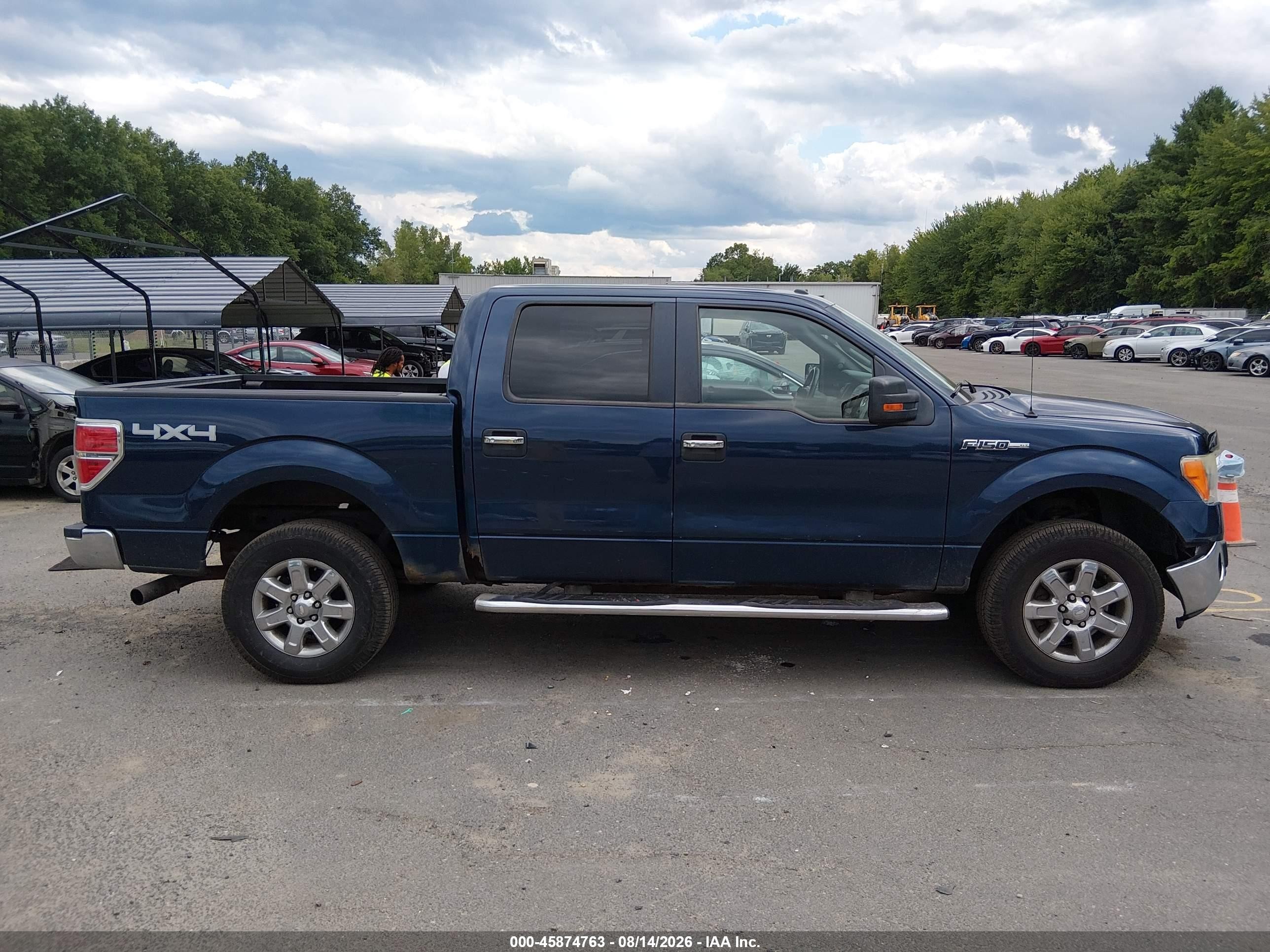 2013 Ford F-150 Xlt Dark Blue vin: 1FTFW1EF4DFA78439