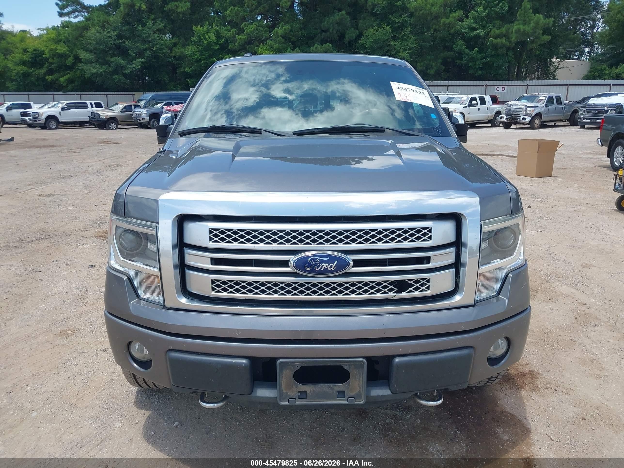 2013 Ford F-150 Fx4/king Ranch/lariat/platinum/xl/xlt Gray vin: 1FTFW1EF4DFC20711