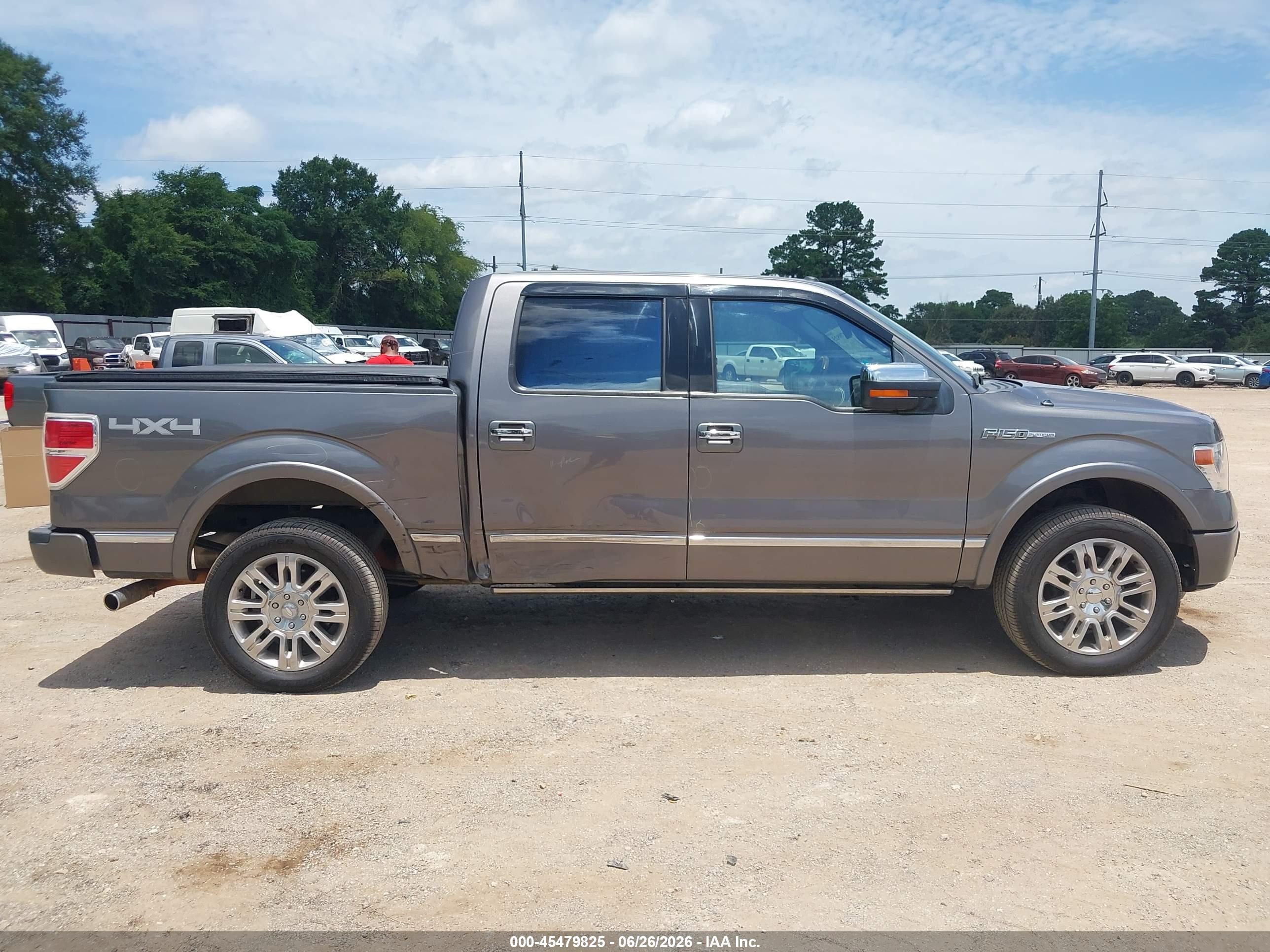 2013 Ford F-150 Fx4/king Ranch/lariat/platinum/xl/xlt Gray vin: 1FTFW1EF4DFC20711
