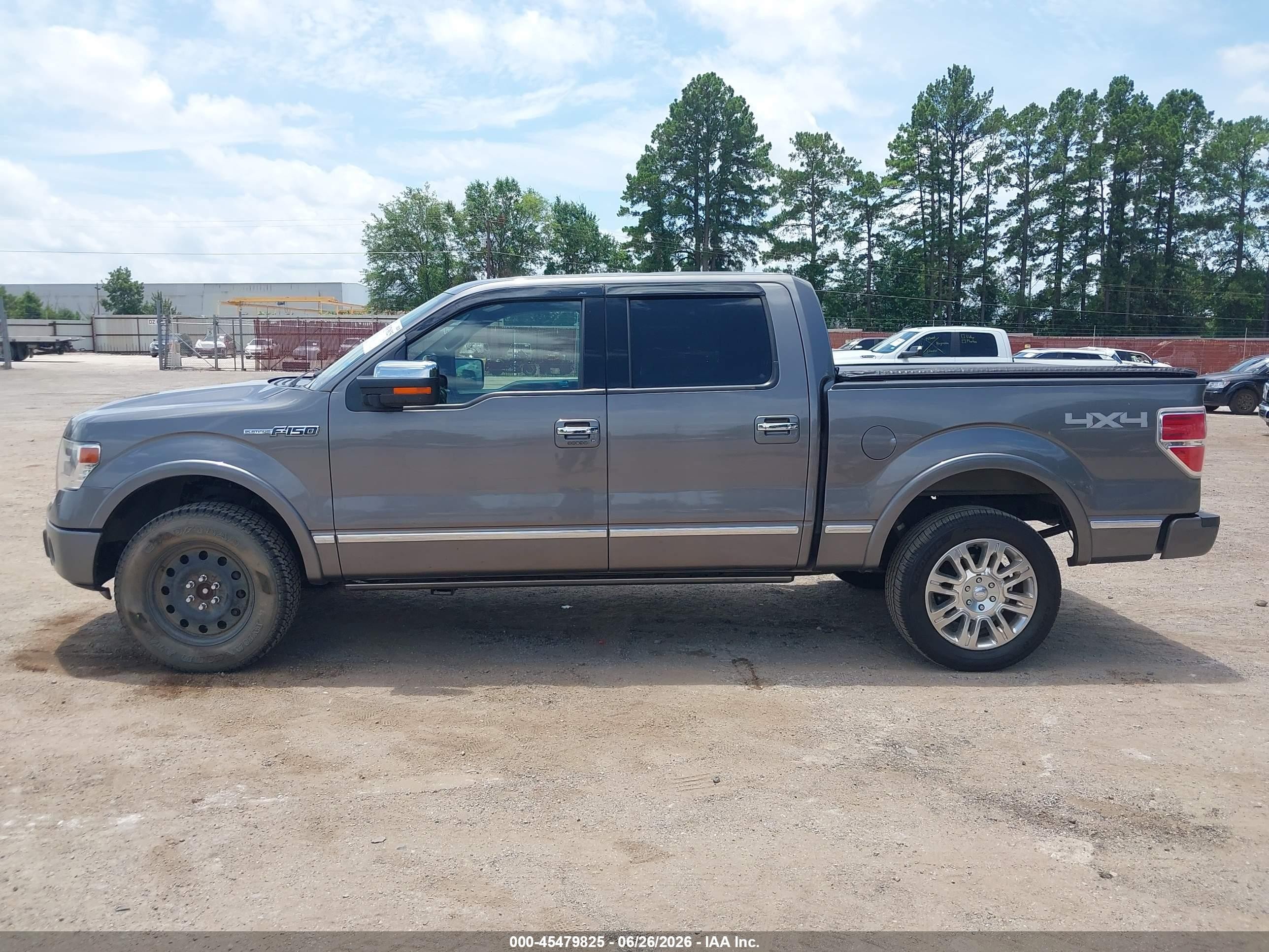 2013 Ford F-150 Fx4/king Ranch/lariat/platinum/xl/xlt Gray vin: 1FTFW1EF4DFC20711