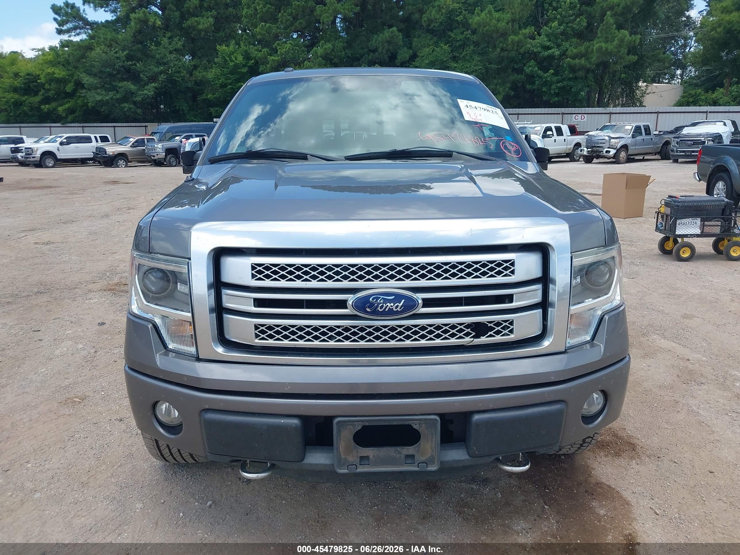 2013 Ford F-150 Fx4/king Ranch/lariat/platinum/xl/xlt Gray vin: 1FTFW1EF4DFC20711