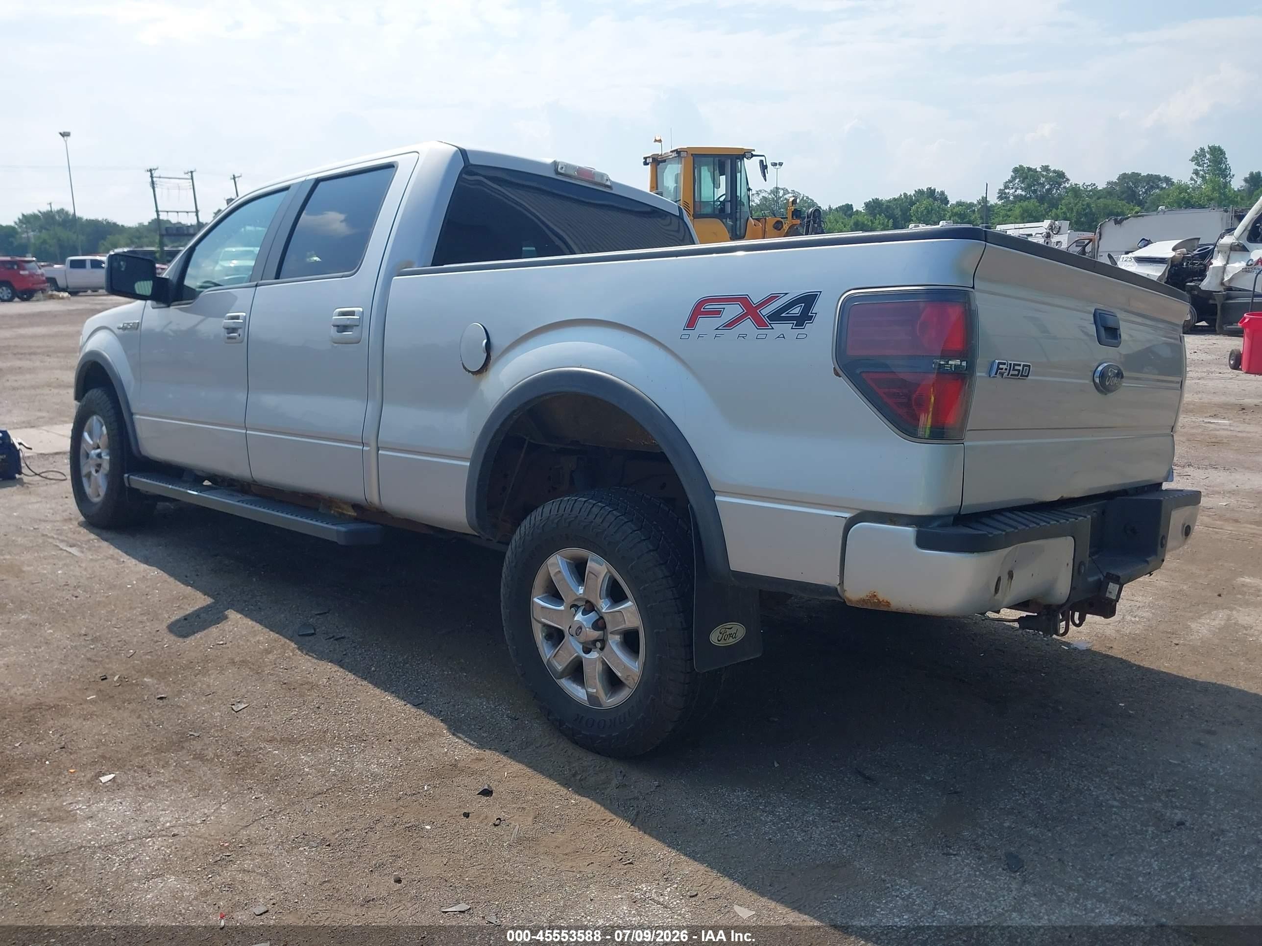 2013 Ford F-150 Fx4 Silver vin: 1FTFW1EF4DFD35311