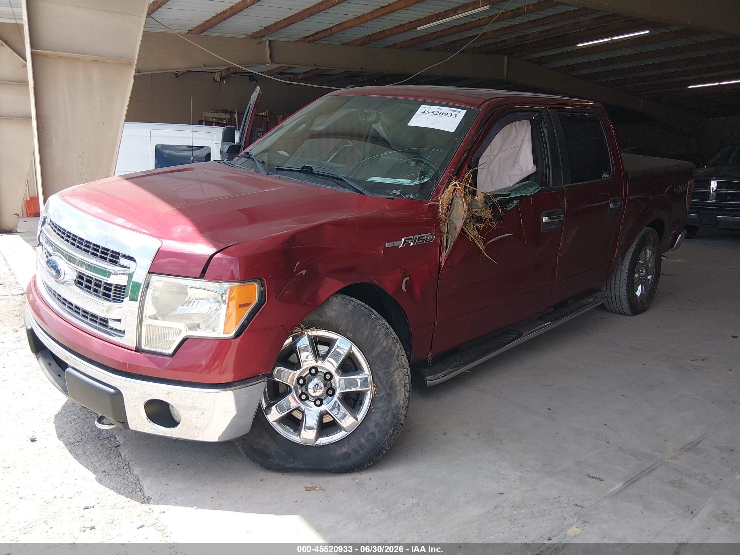 2013 Ford F-150 Xlt Красный vin: 1FTFW1EF4DFD70219