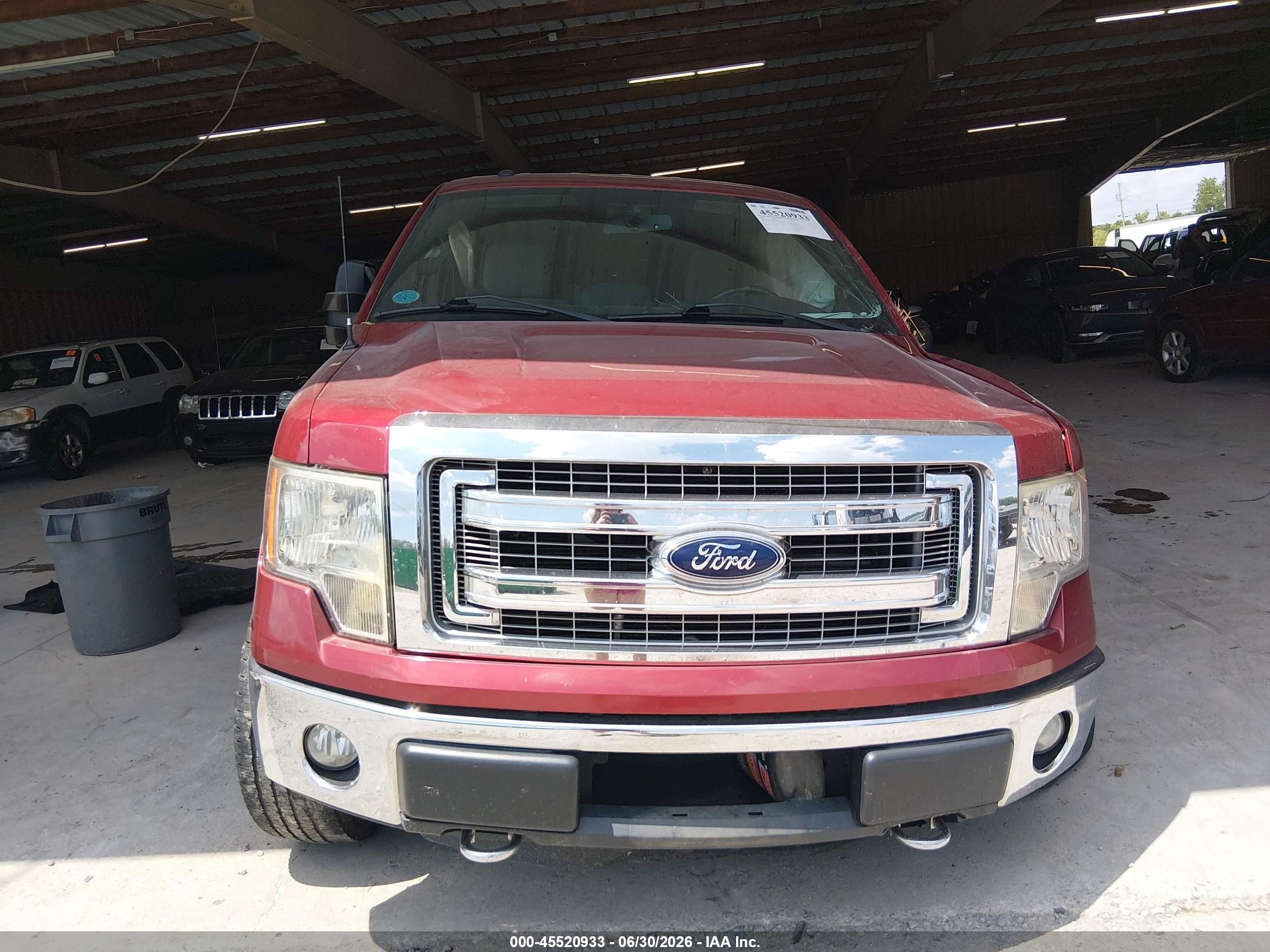 2013 Ford F-150 Xlt Красный vin: 1FTFW1EF4DFD70219