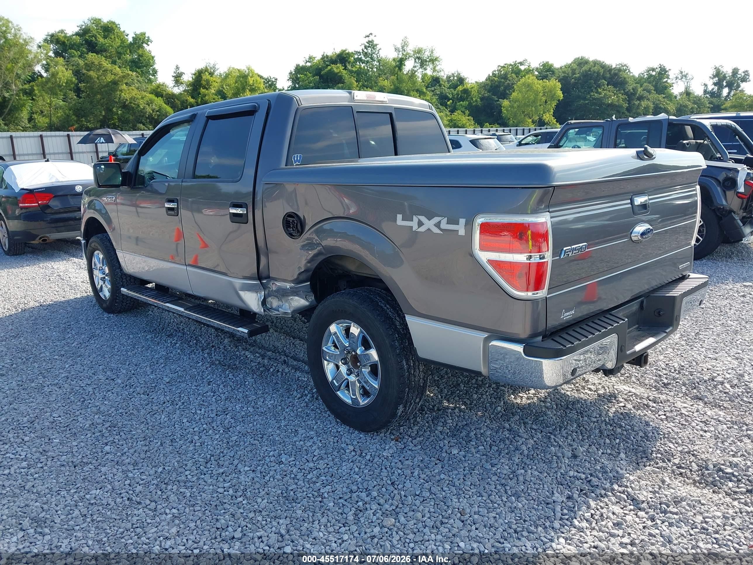 2013 Ford F-150 Fx4/king Ranch/lariat/platinum/xl/xlt Gray vin: 1FTFW1EF4DKD34196