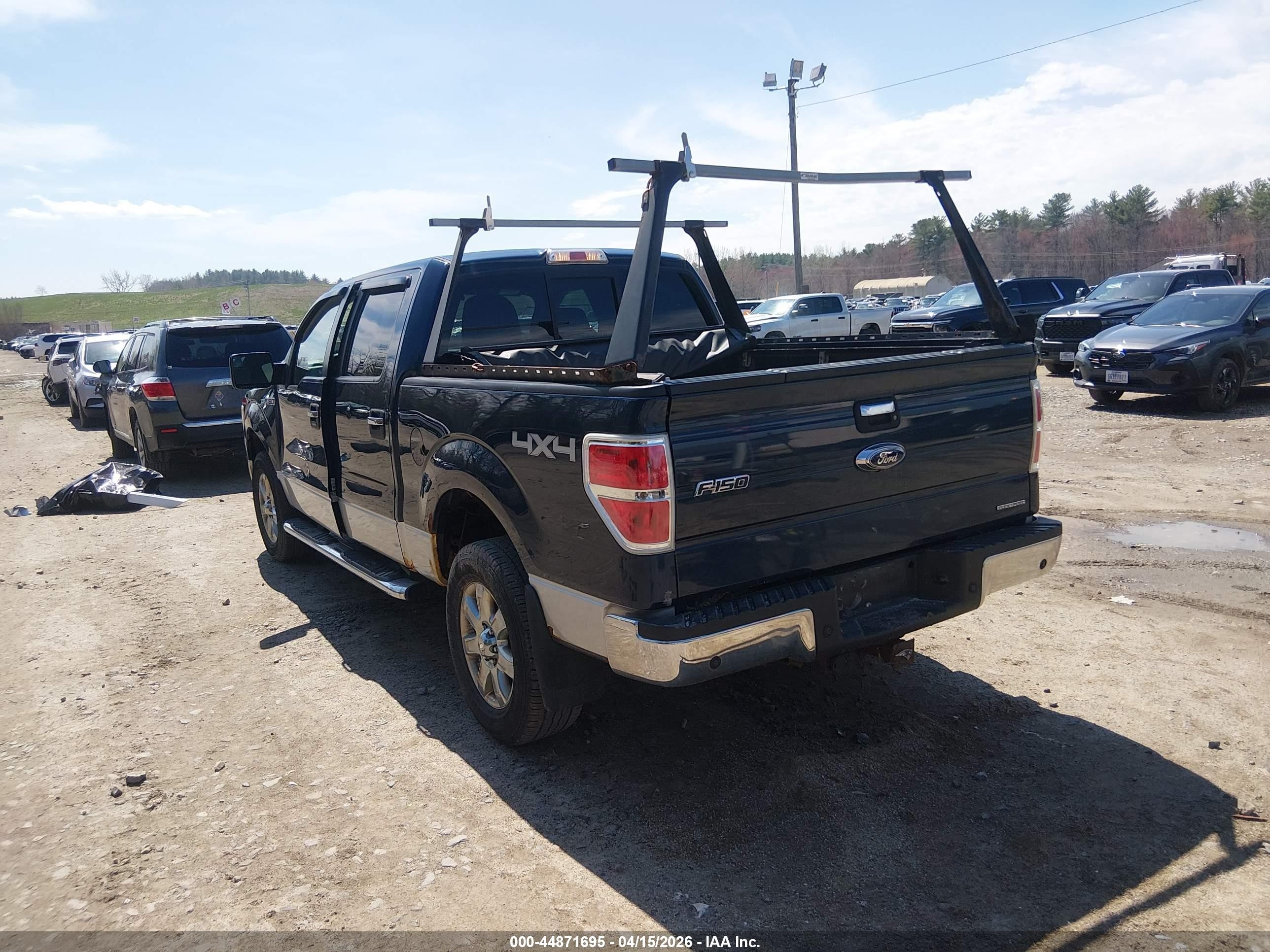 2013 Ford F-150 Xlt Blue vin: 1FTFW1EF4DKD44839
