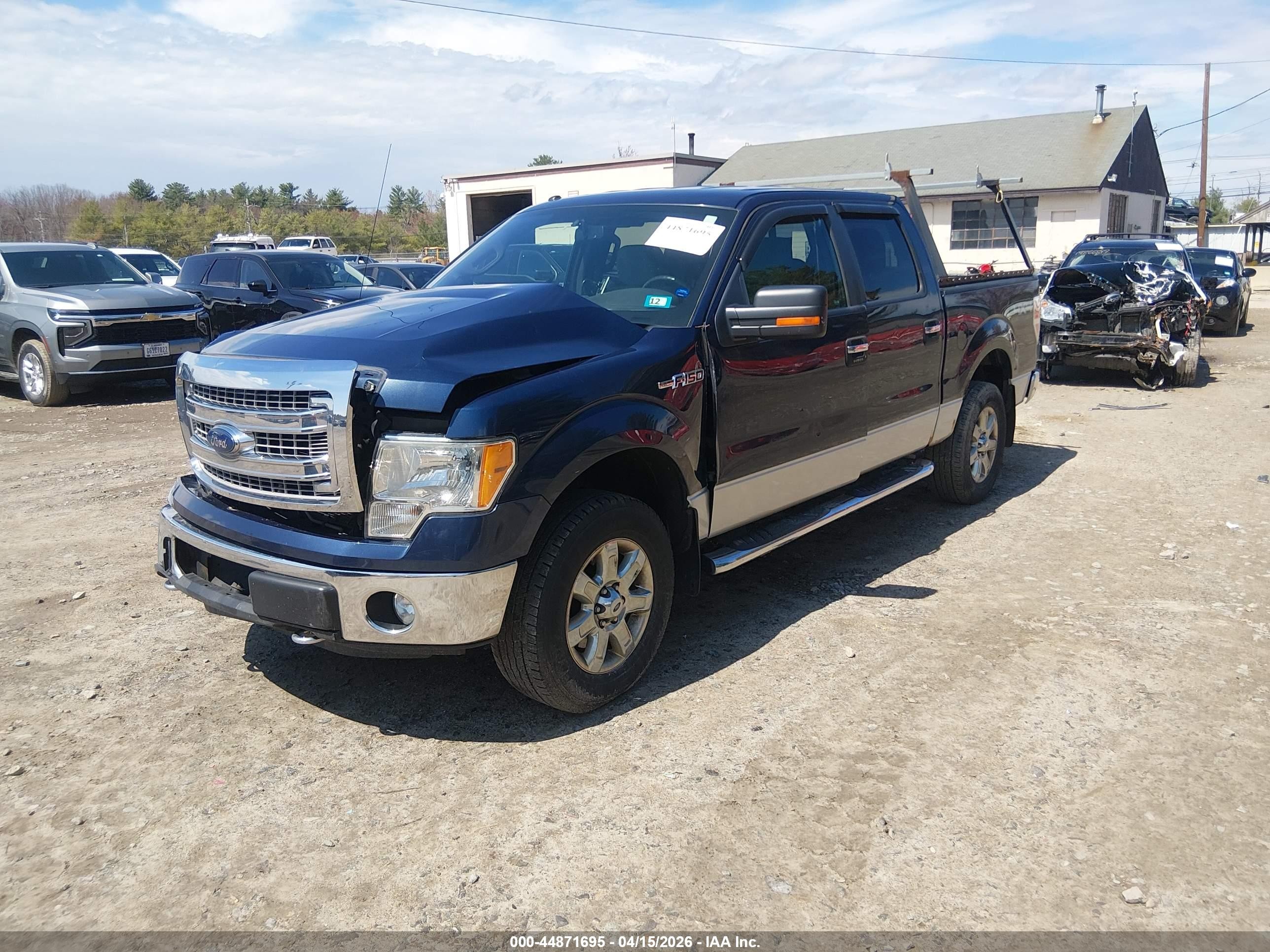 2013 Ford F-150 Xlt Blue vin: 1FTFW1EF4DKD44839