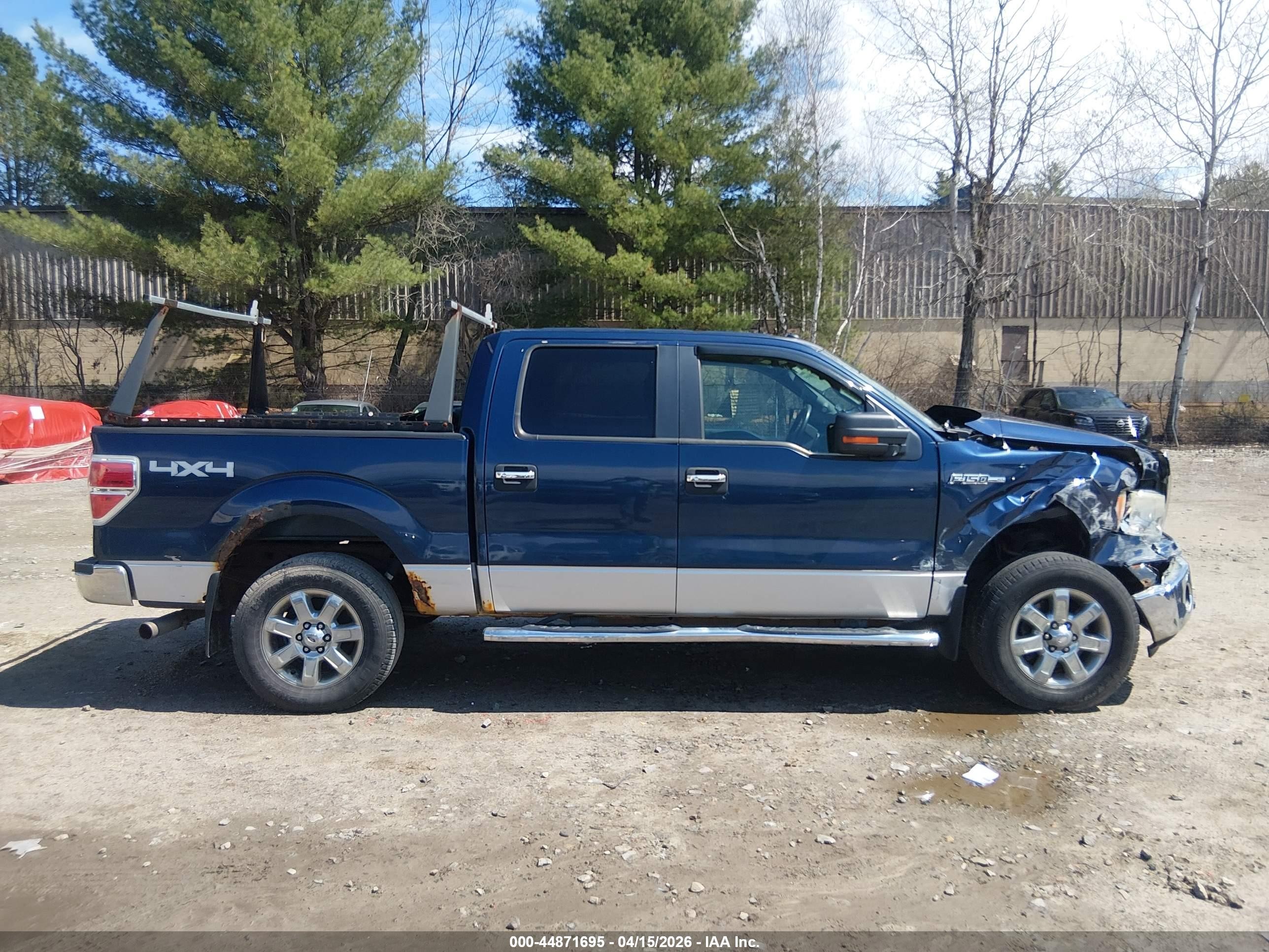 2013 Ford F-150 Xlt Blue vin: 1FTFW1EF4DKD44839
