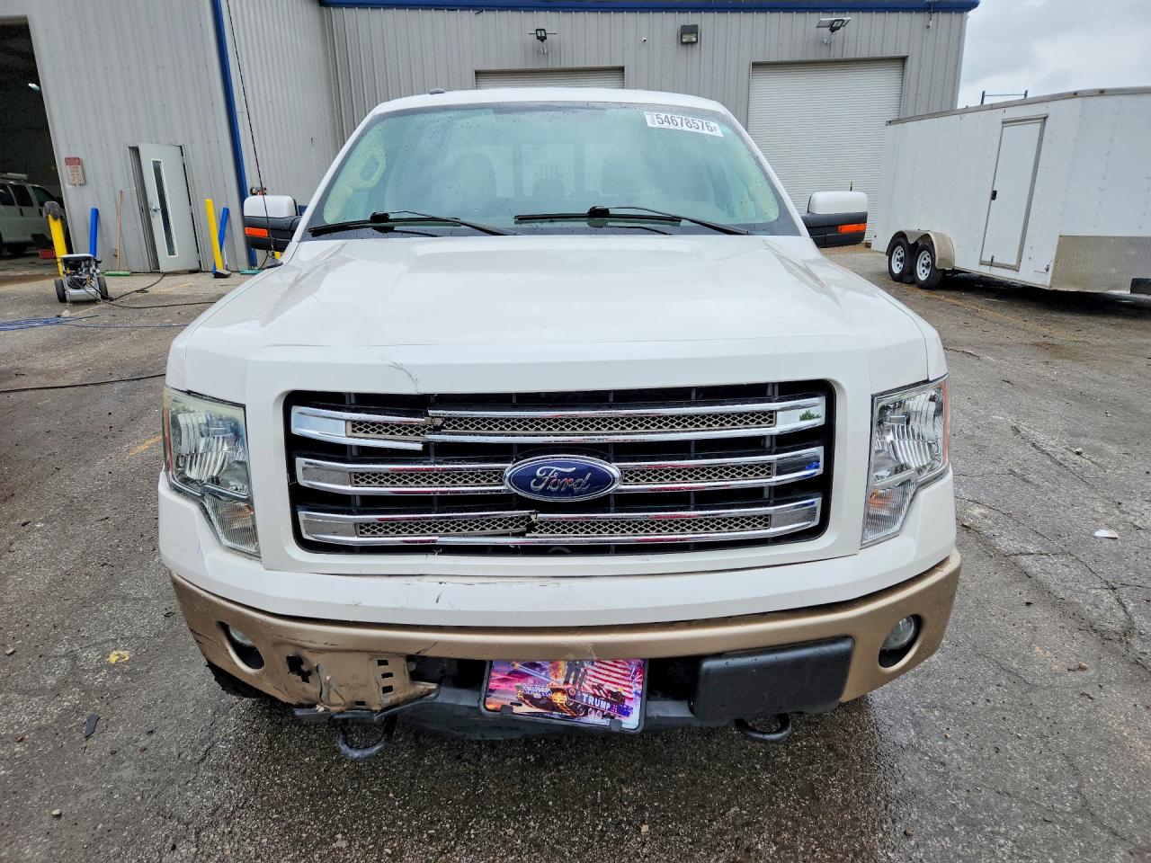 2013 Ford F150 Supercrew White vin: 1FTFW1EF4DKE17076
