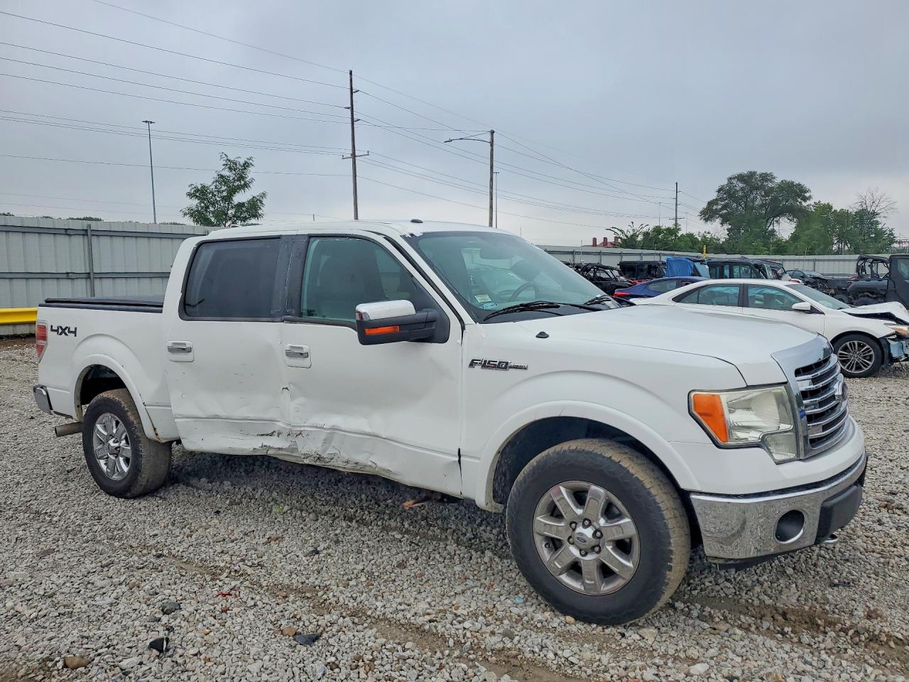 2013 Ford F150 Supercrew White vin: 1FTFW1EF4DKE28188