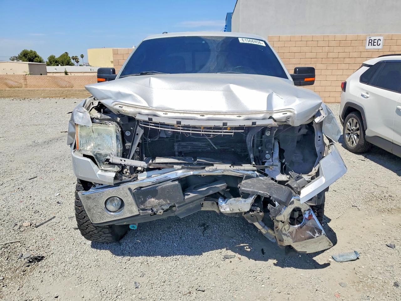 2013 Ford F150 Supercrew Silver vin: 1FTFW1EF4DKE28773