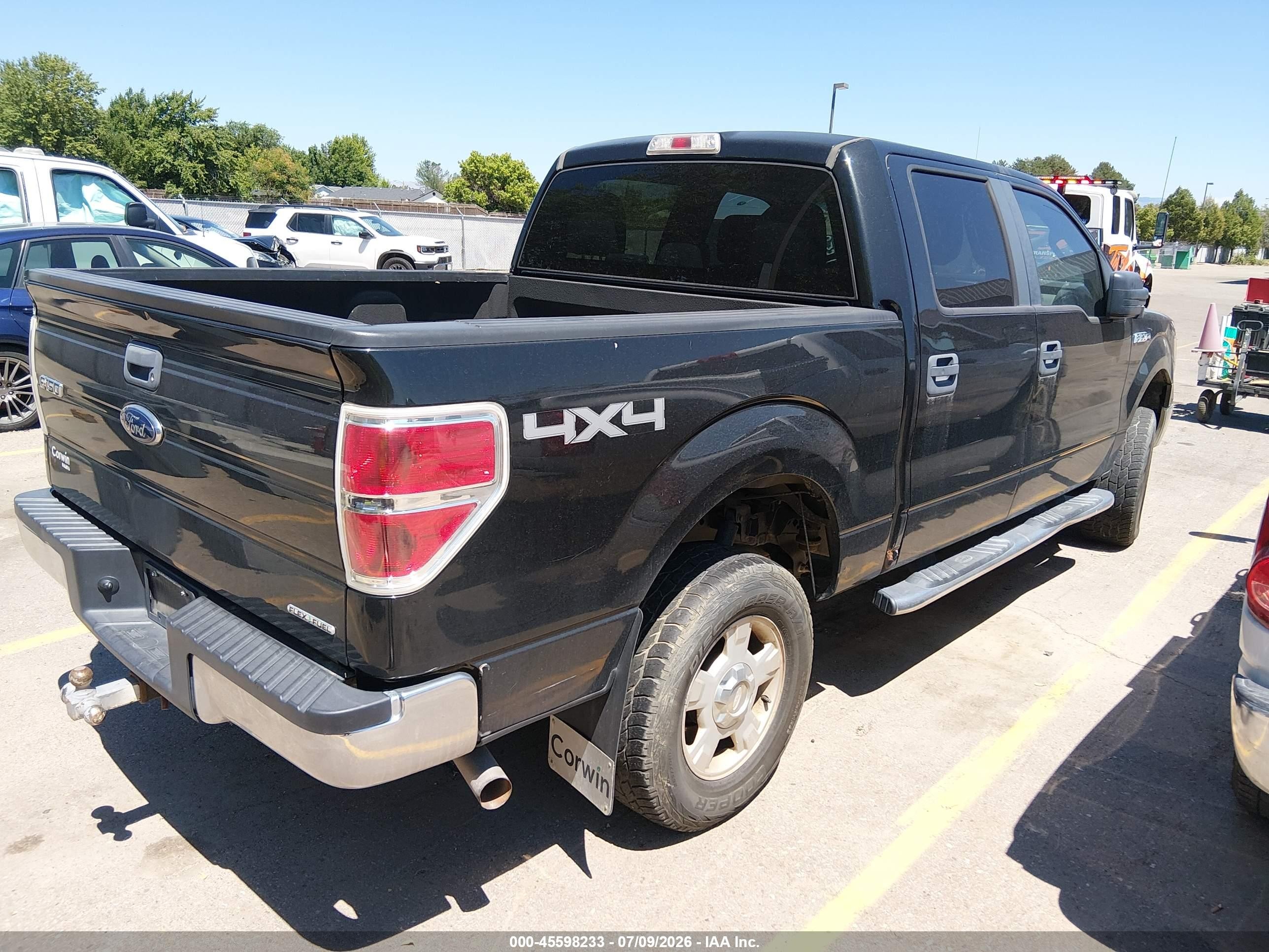 2013 Ford F-150 Xlt Черный vin: 1FTFW1EF4DKE51115