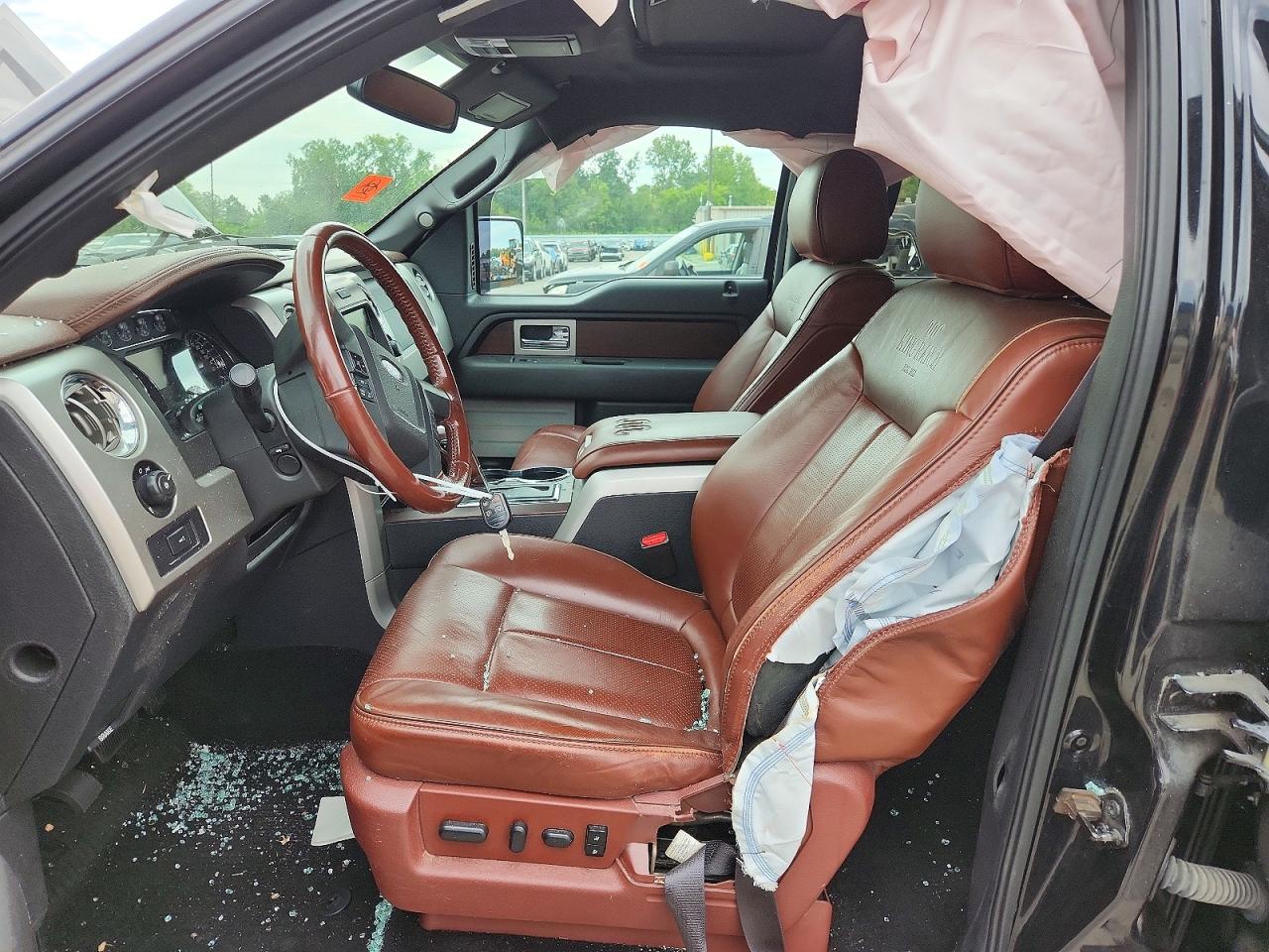 2013 Ford F150 Supercrew Черный vin: 1FTFW1EF4DKE69534