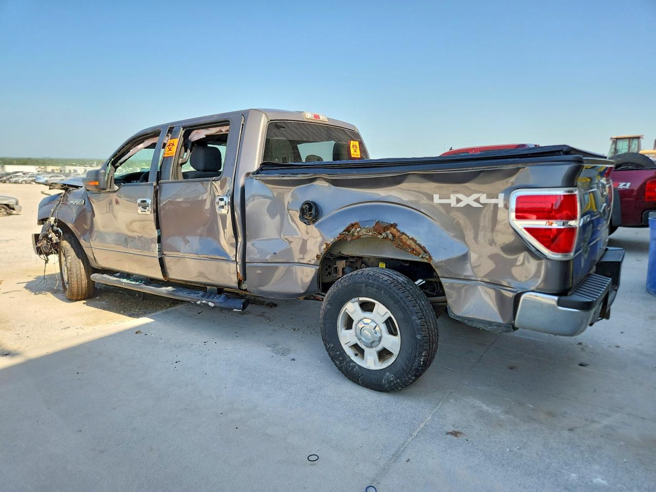 2013 Ford F150 Supercrew Gray vin: 1FTFW1EF4DKE73888