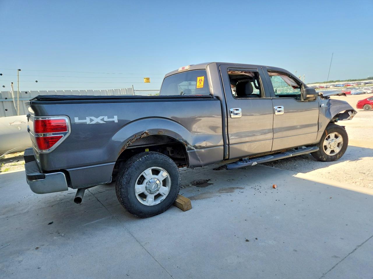 2013 Ford F150 Supercrew Gray vin: 1FTFW1EF4DKE73888