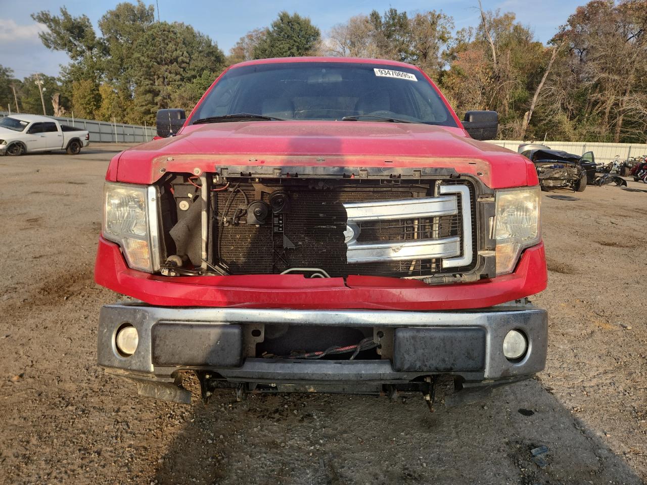 2013 Ford F150 Supercrew Red vin: 1FTFW1EF4DKE99231