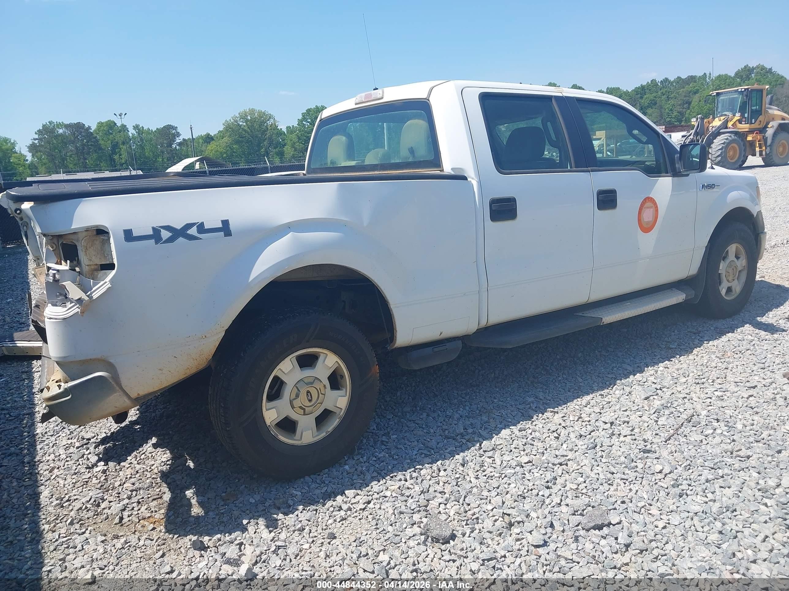 2013 Ford F-150 Xl White vin: 1FTFW1EF4DKF54275