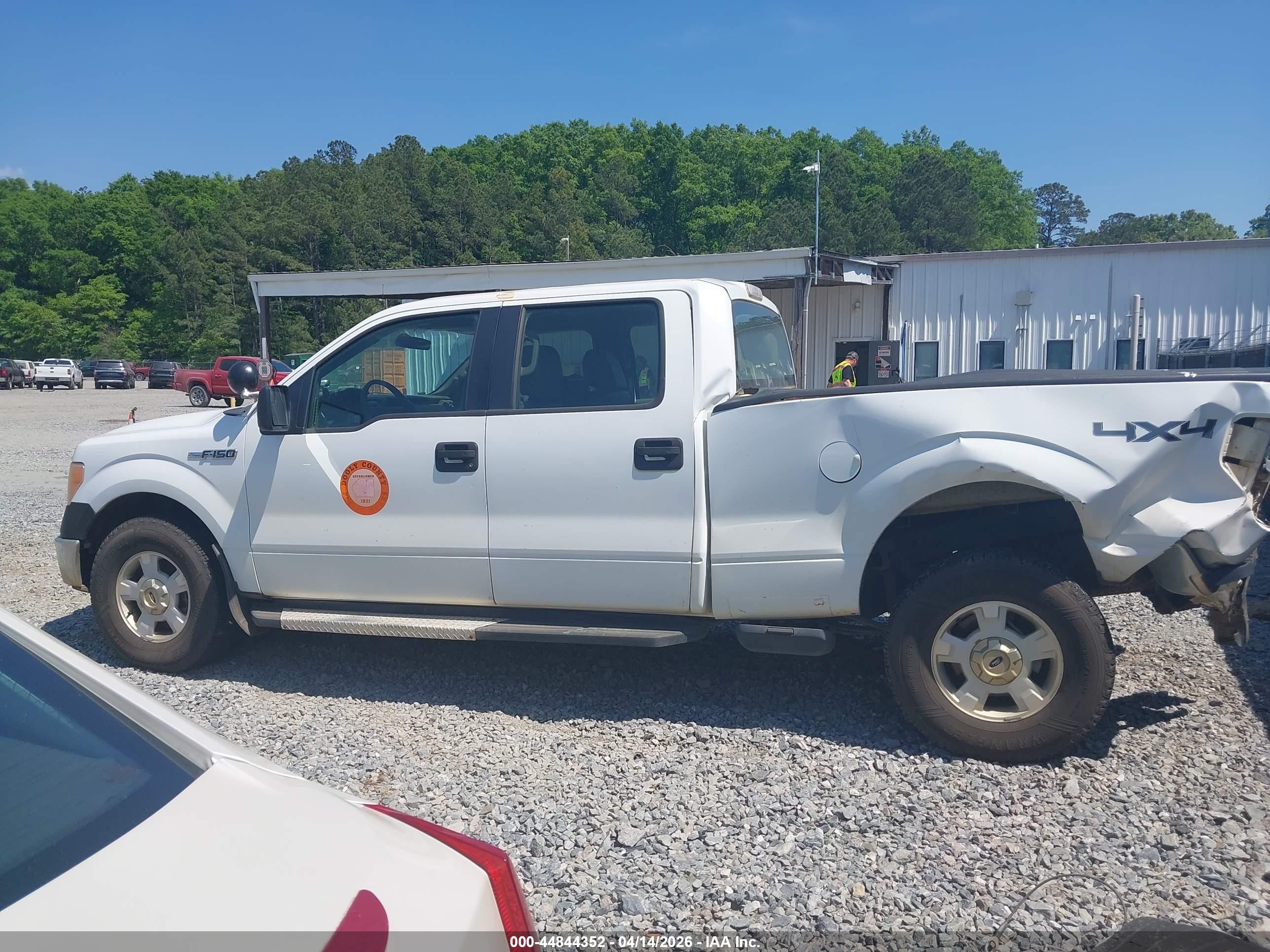 2013 Ford F-150 Xl White vin: 1FTFW1EF4DKF54275